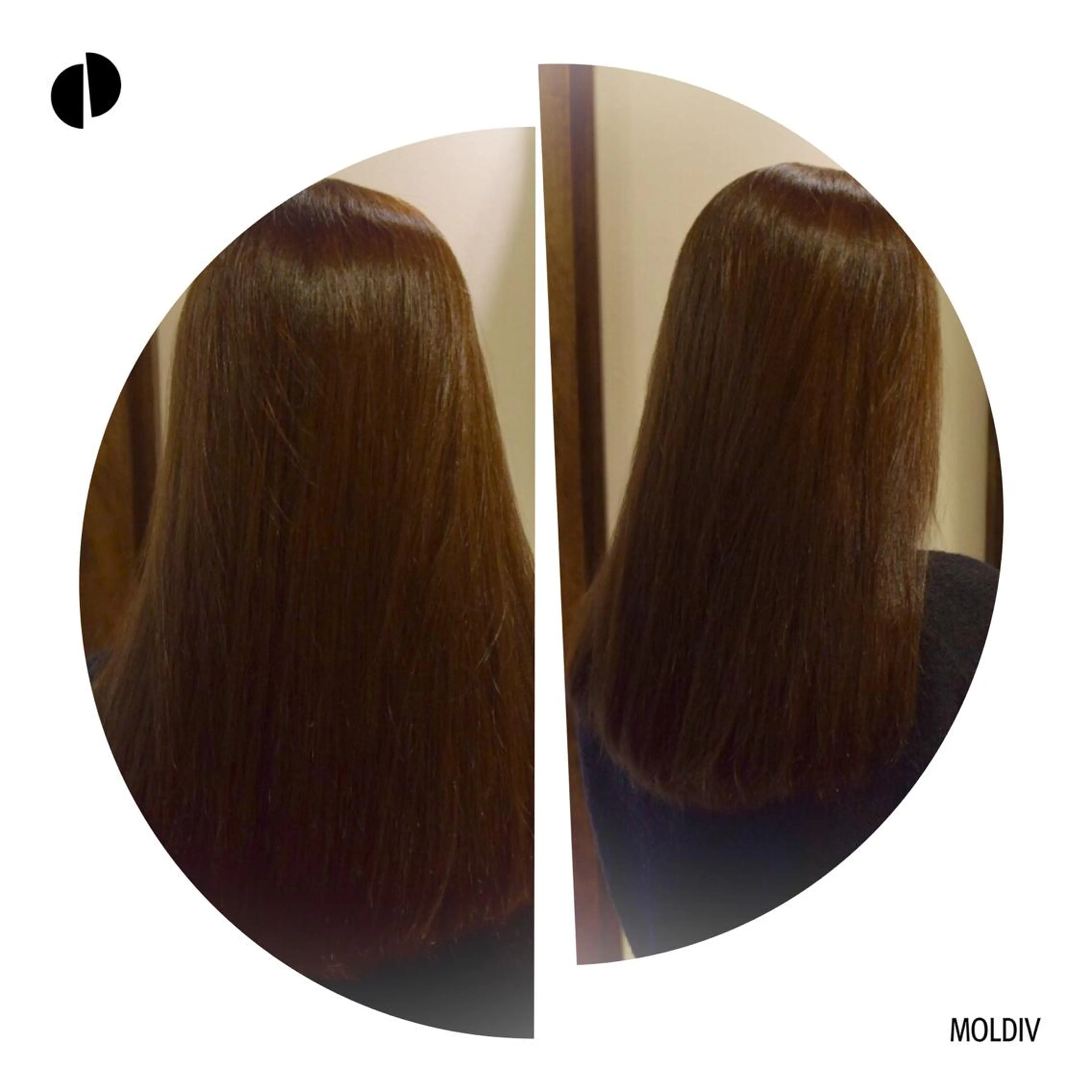 セミロング ロング カラー アッシュ ネイビーカラー ✨縮毛矯正✨髪質改善 ナカシマ ユミのヘアスタイル