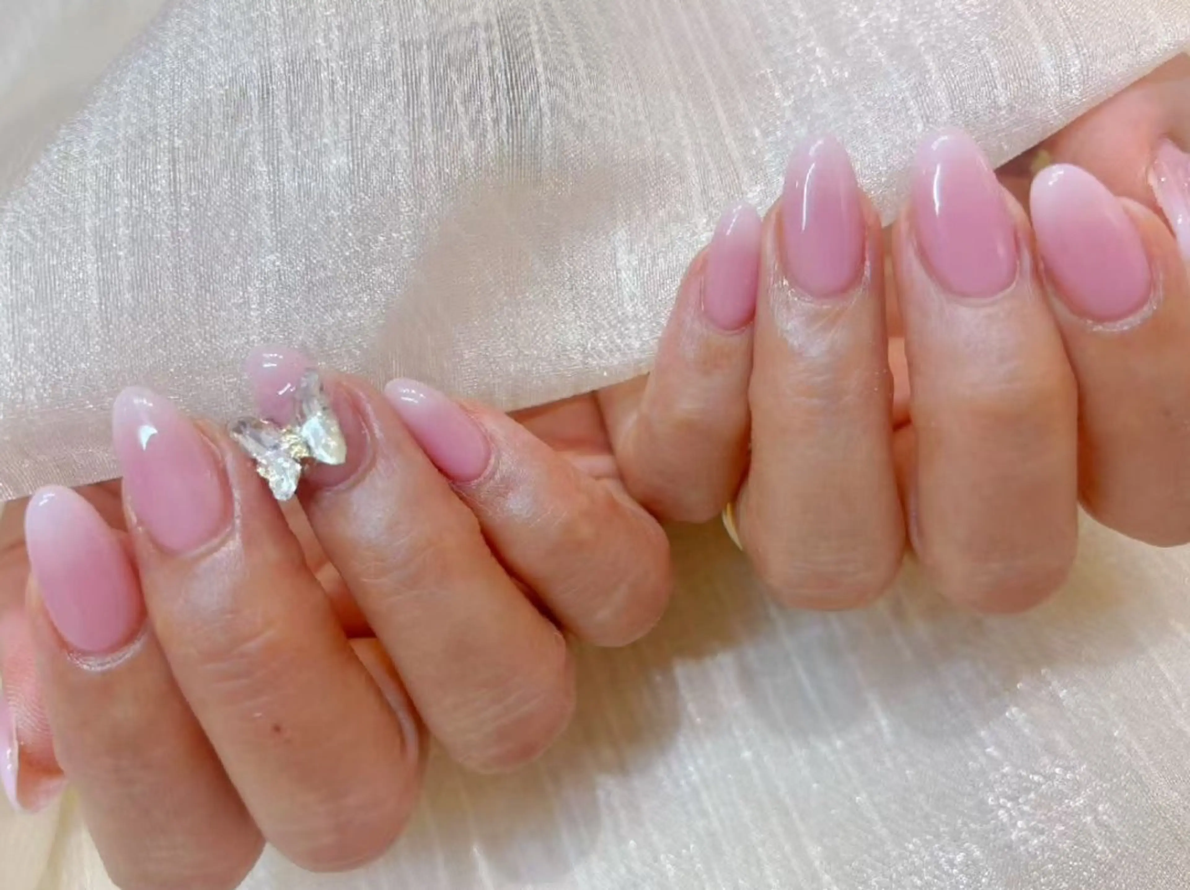 ネイル アートネイル べっ甲ネイル チークネイル クリアネイル 長さ出し N.S.R 上野御徒町のネイルデザイン