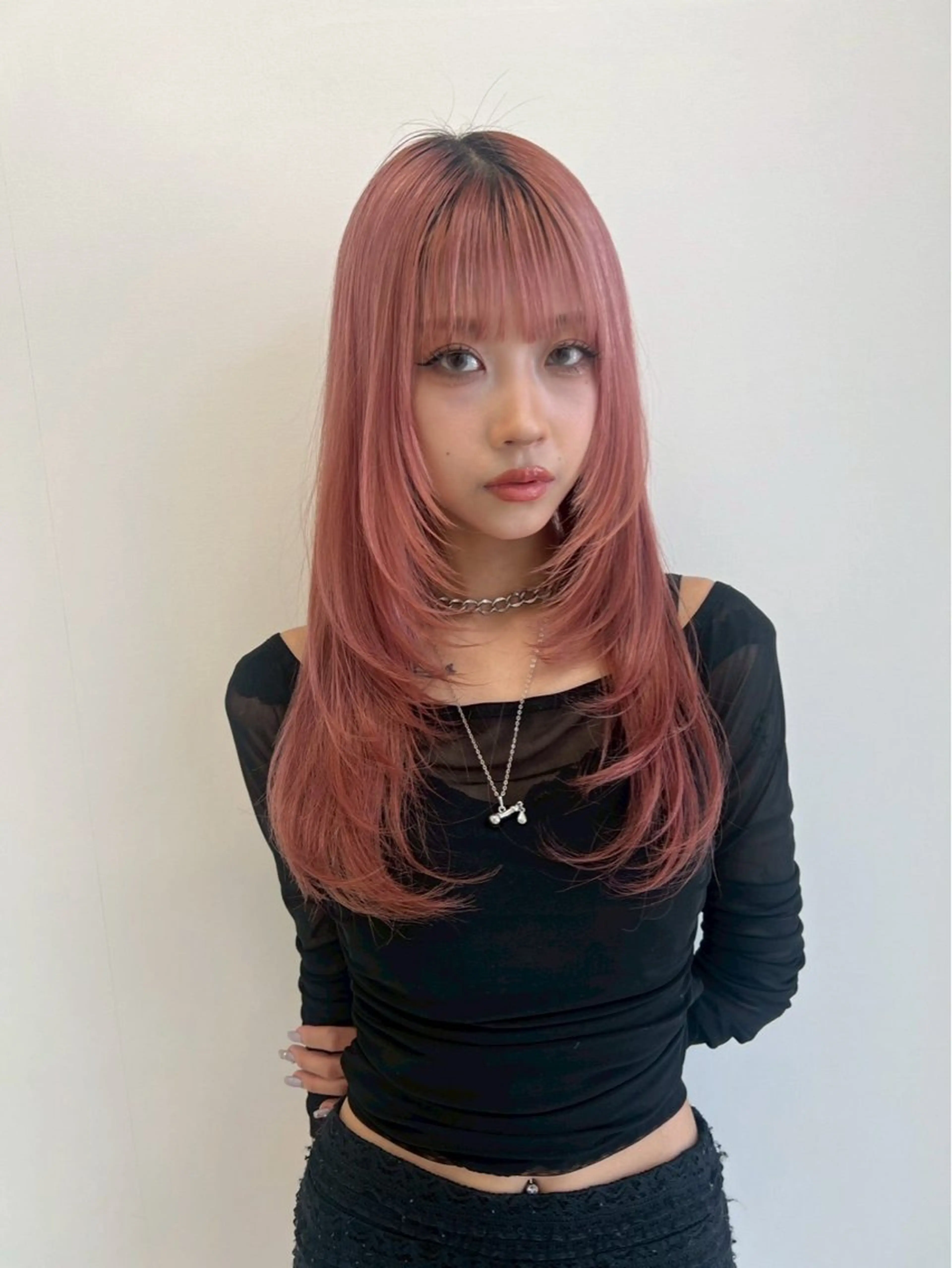 ロング カラー ヘアカラー カラー‎＆スパ🦋 ‎🤍平塚/Aikaのヘアスタイル