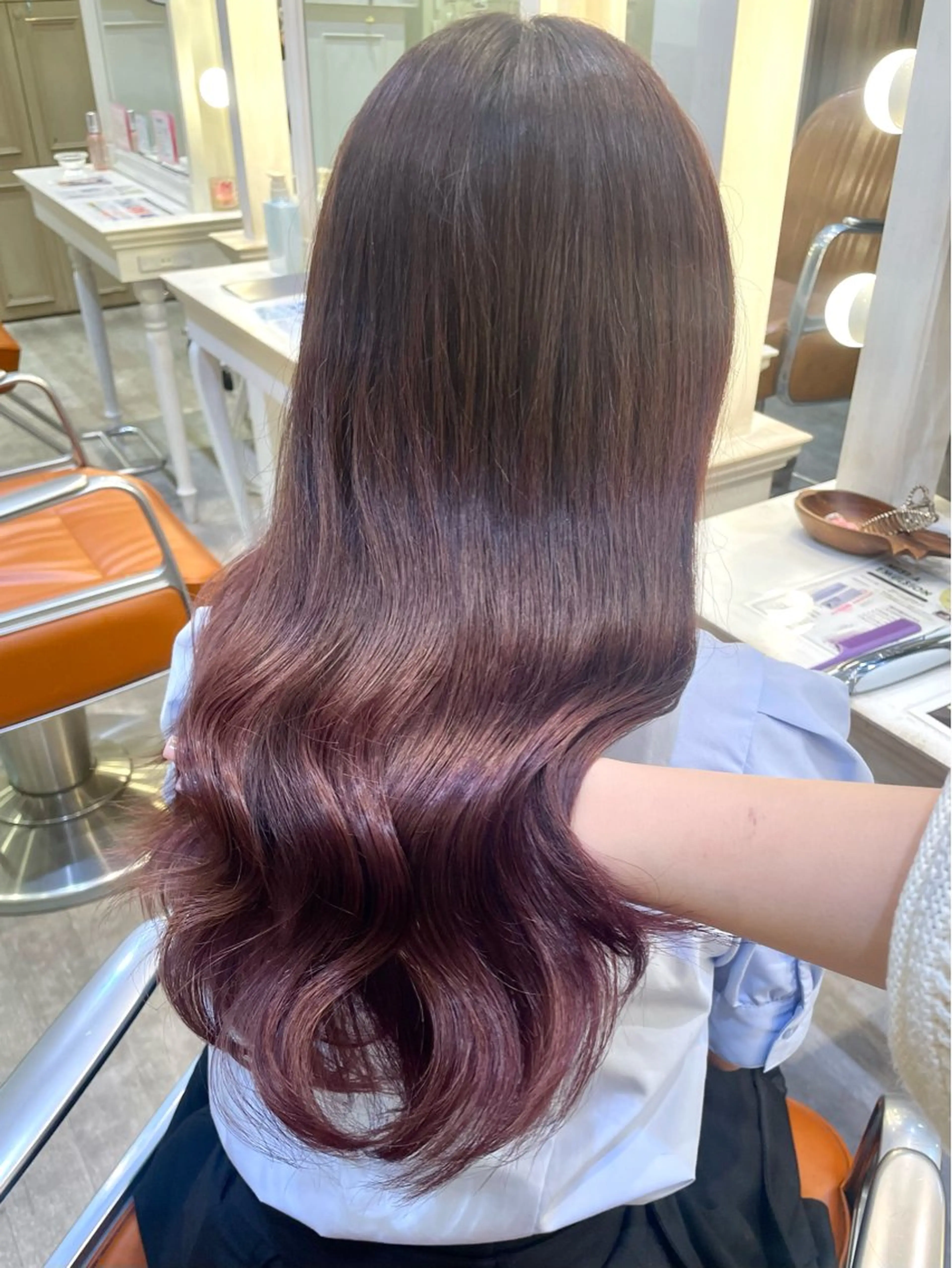 ロング カラー ハイトーンカラー/ 長さだし🐇きょうかのヘアスタイル