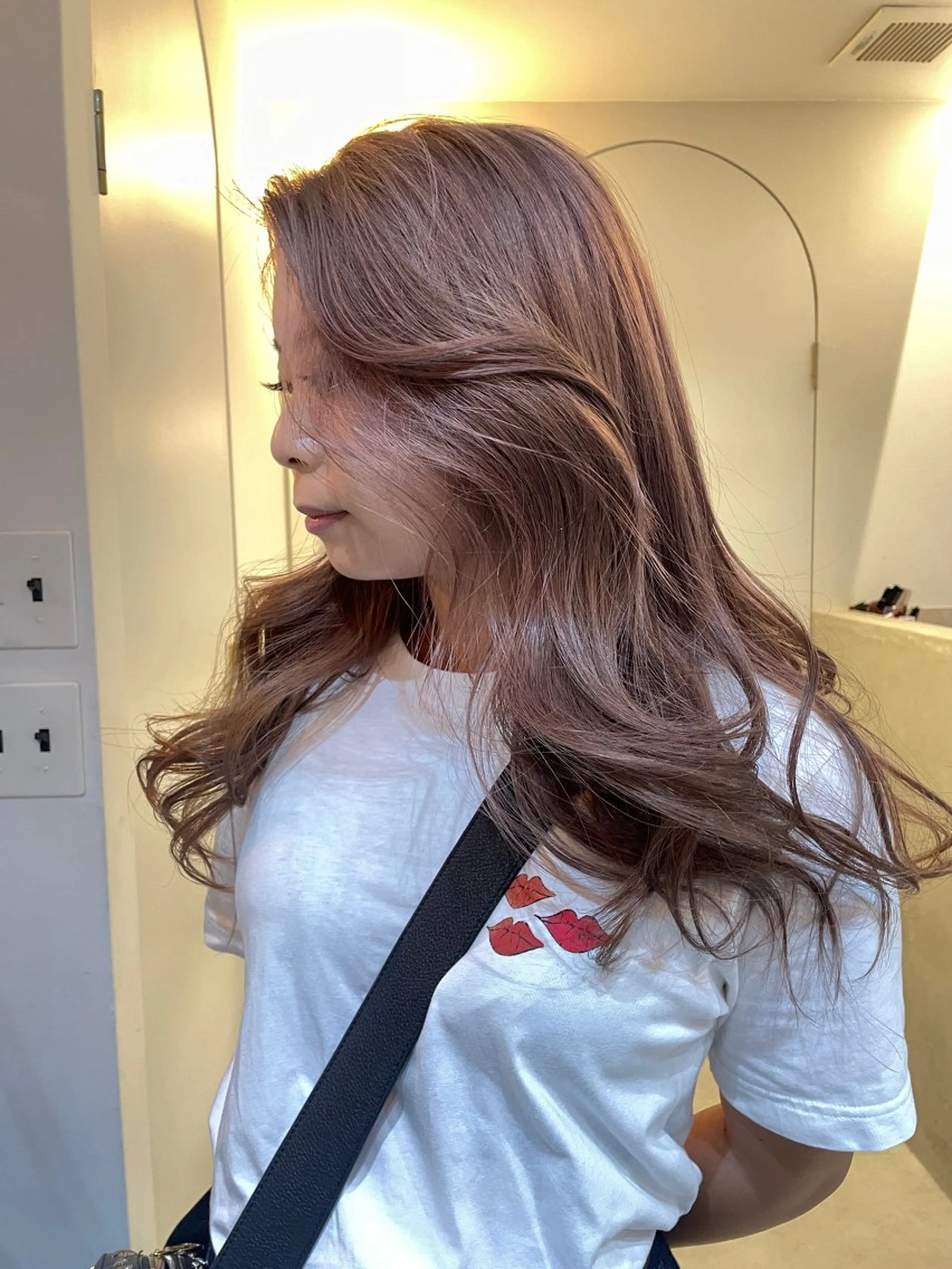 ロング miyu ハイトーン/レイヤーのヘアスタイル