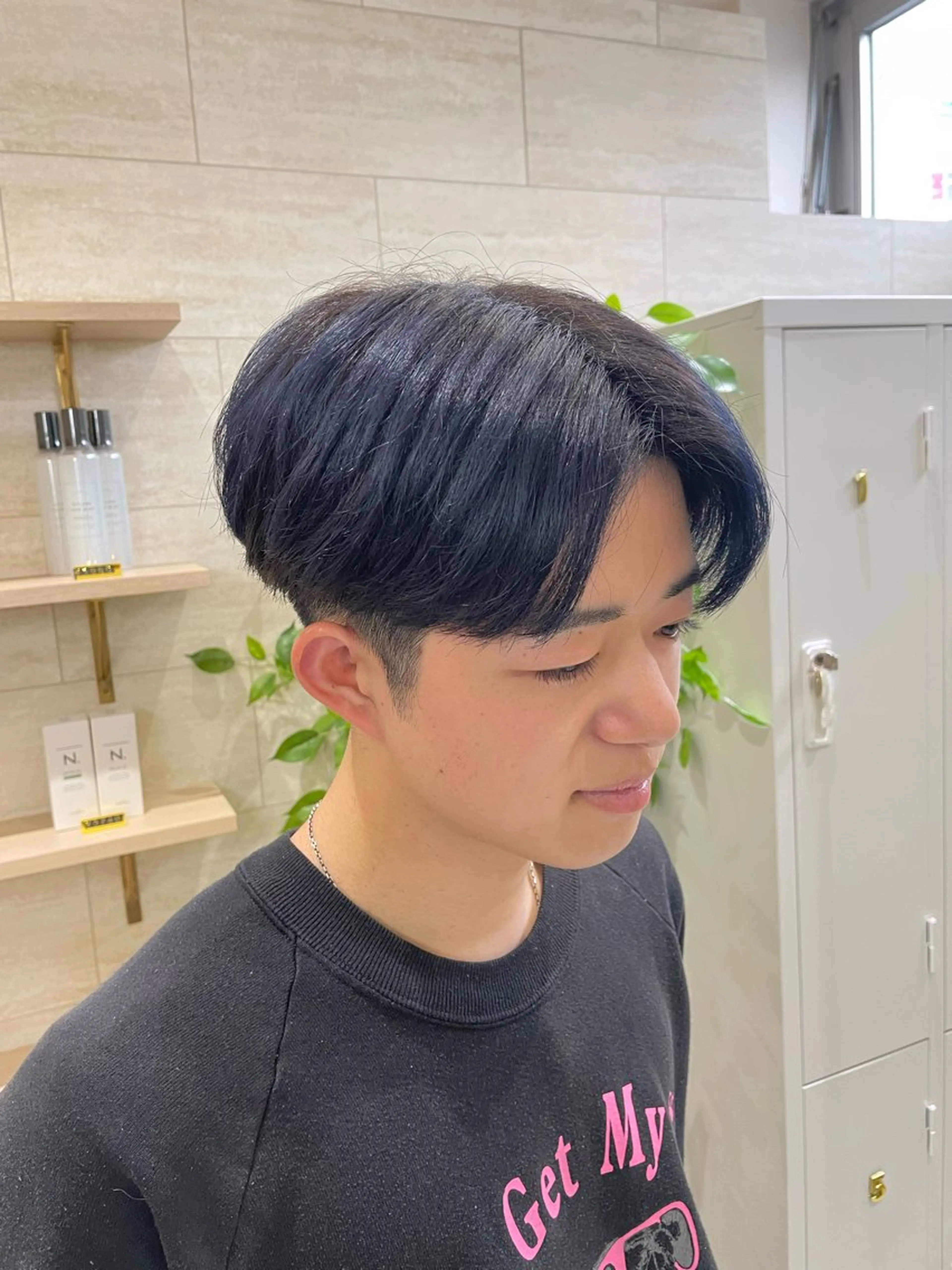 メンズカット＋カラーの写真