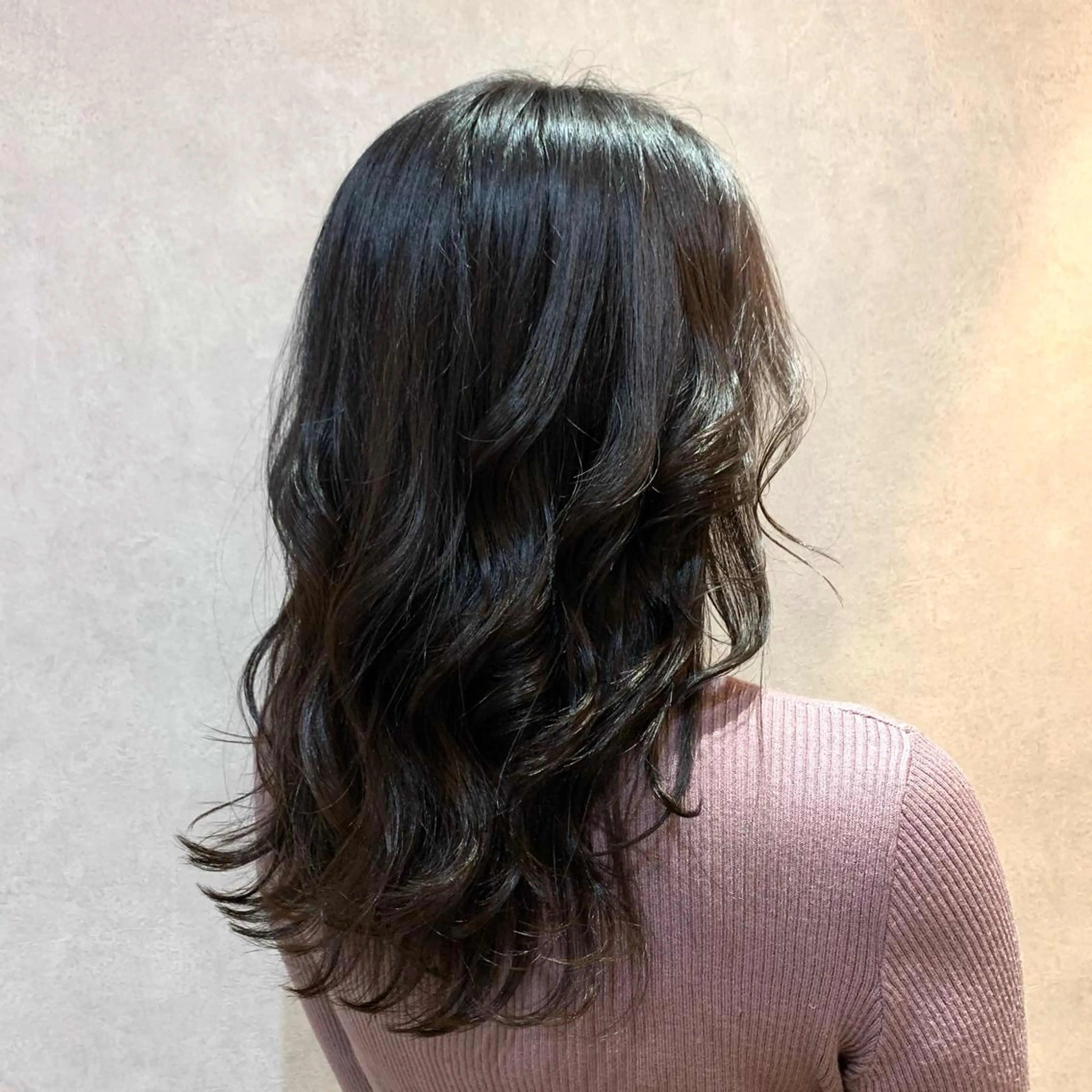 セミロング 韓国風ヘア レイヤーカット 小顔レイヤー/ 透明感カラー/増田のヘアスタイル