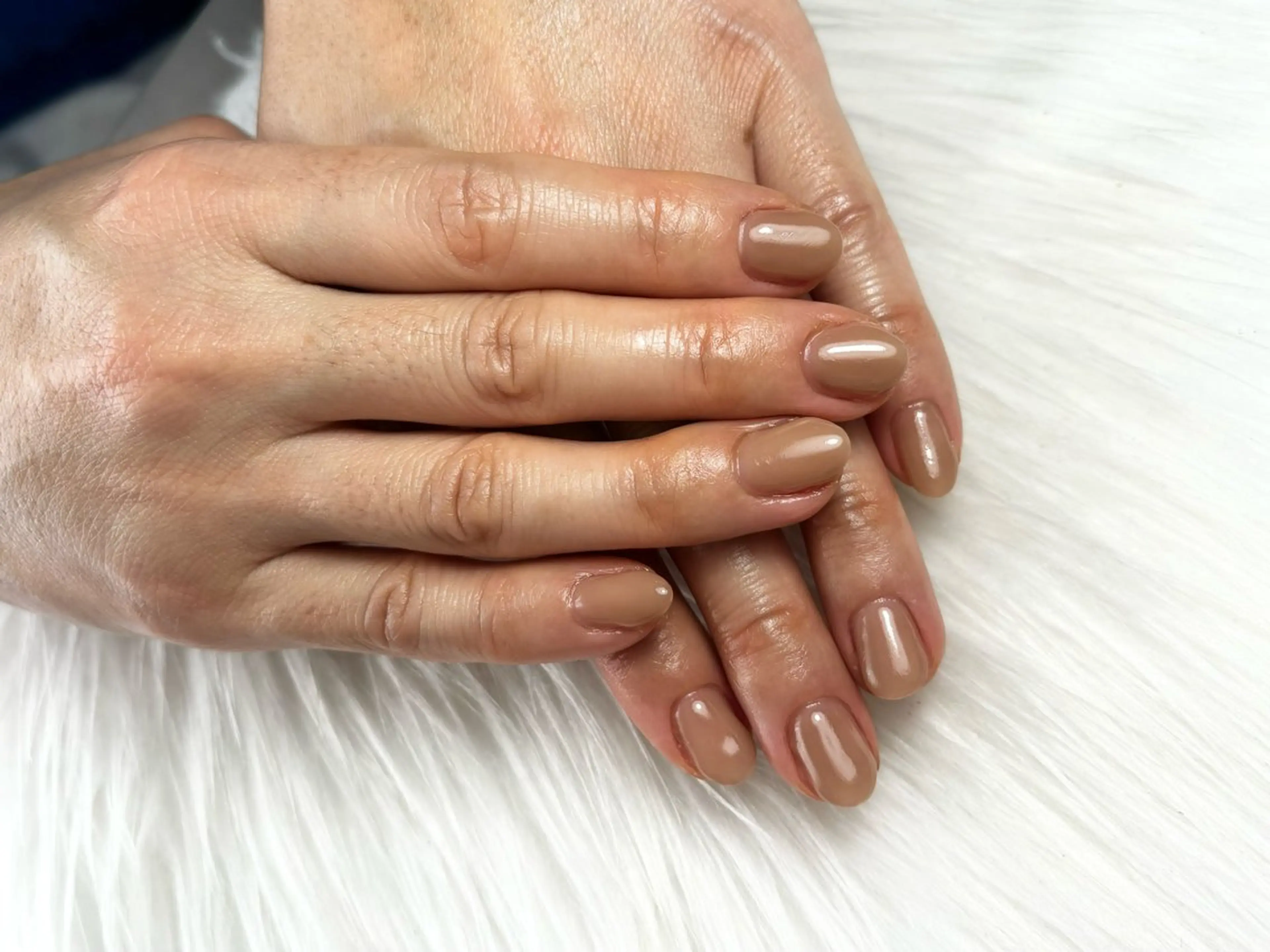 ネイル ブラウン ハンドネイル MIKA ♡のネイルデザイン