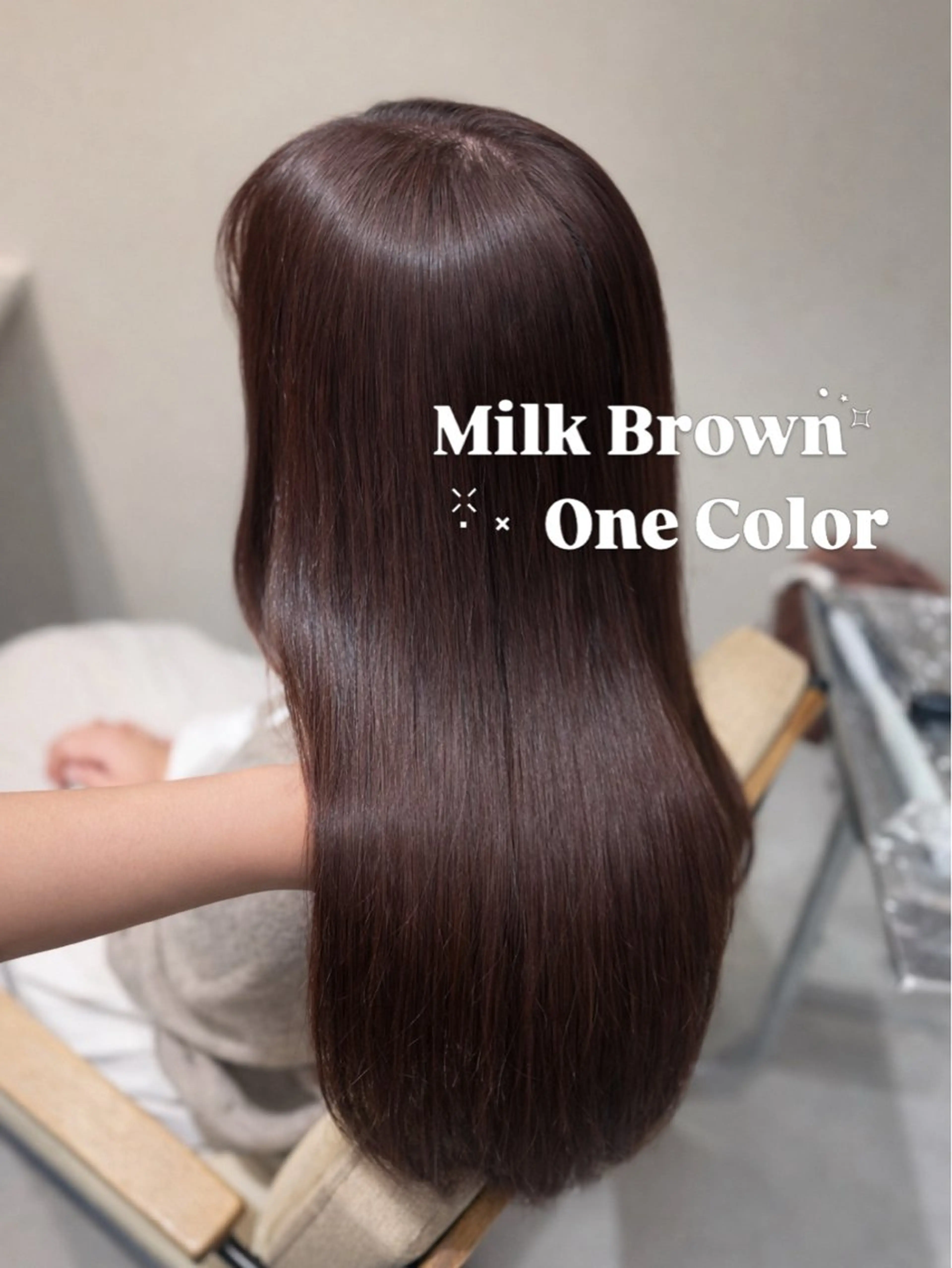 セミロング カラー ヘアカラー 梅田 / ハイトーン Shionのヘアスタイル