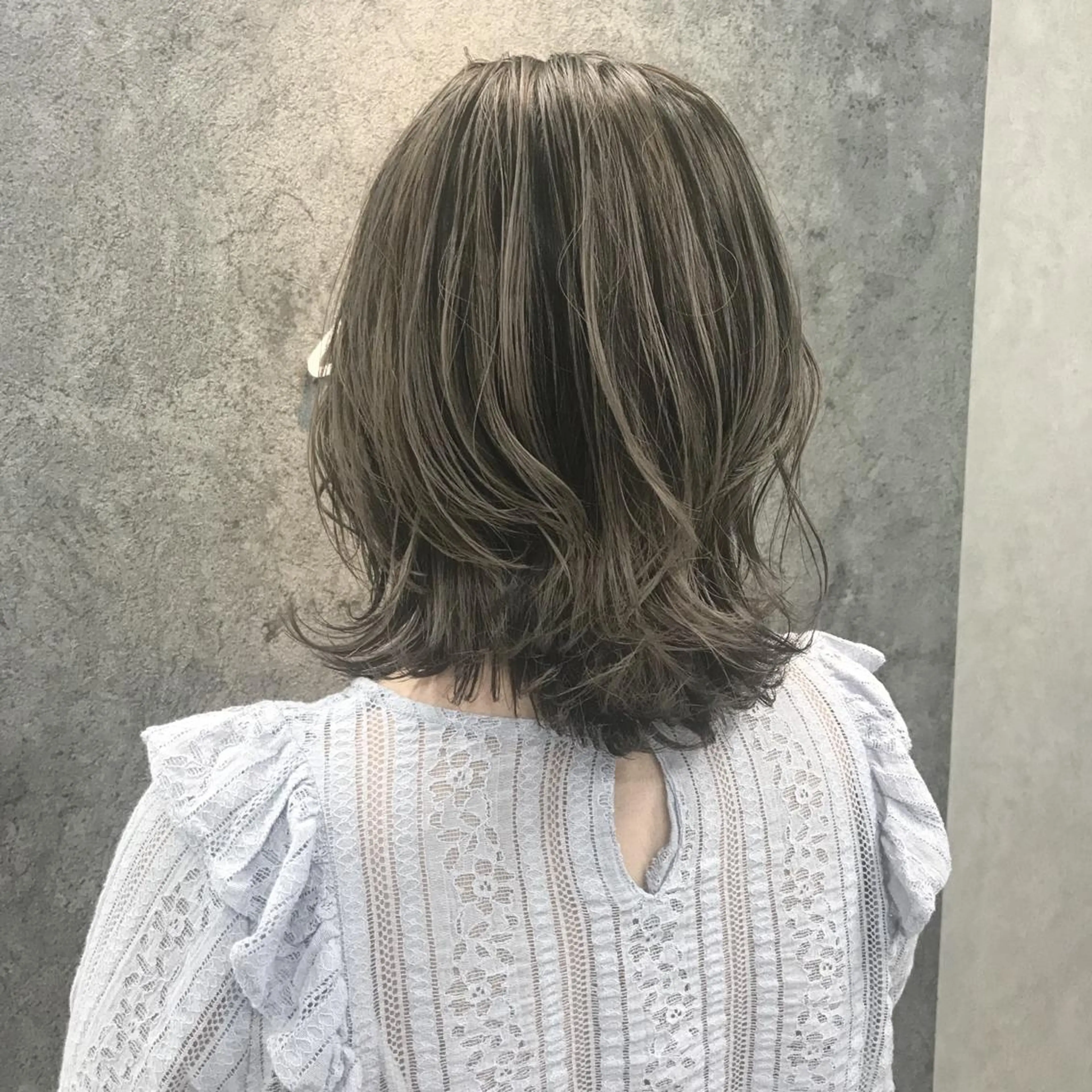 ミディアム レイヤーカット カット ヘアカラー トリートメント 所渉/韓国レイヤー /ウルフカットのヘアスタイル