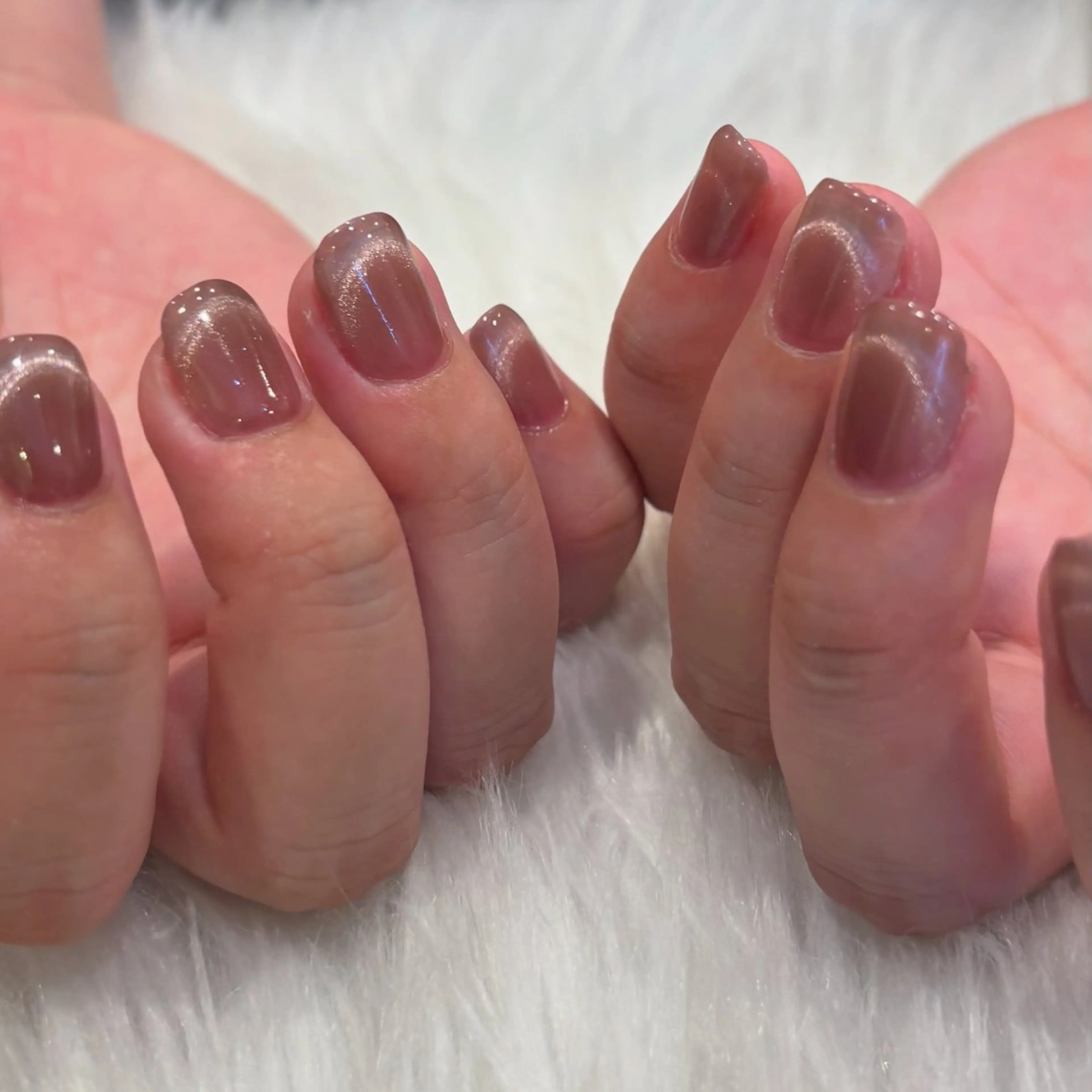 ネイル フレンチネイル マグネットネイル マグネットフレンチ Nobody_ Reikaのネイルデザイン