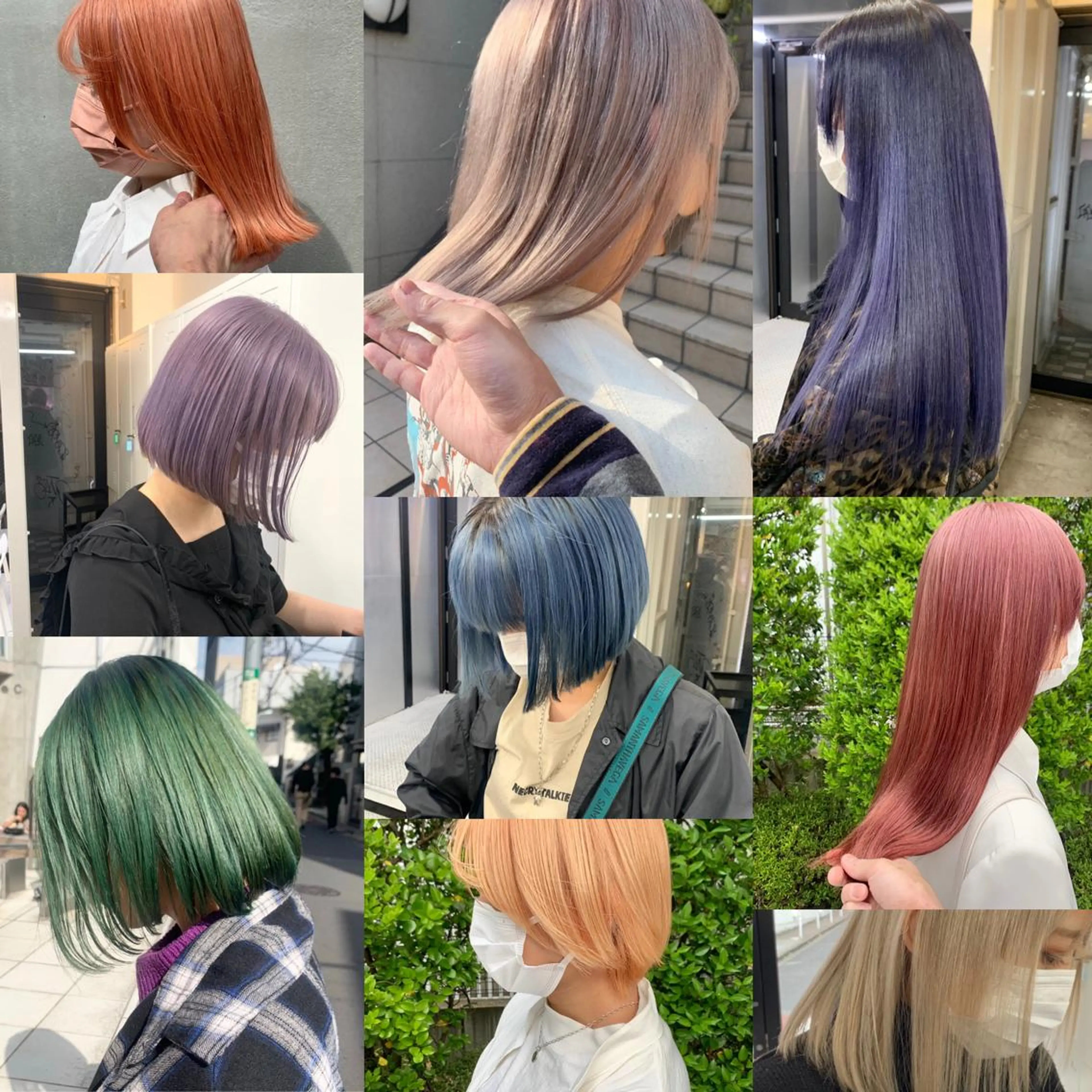 ロング カラー ヘアアレンジ ハイトーン/美髪矯正 🍃大江拓実のヘアスタイル