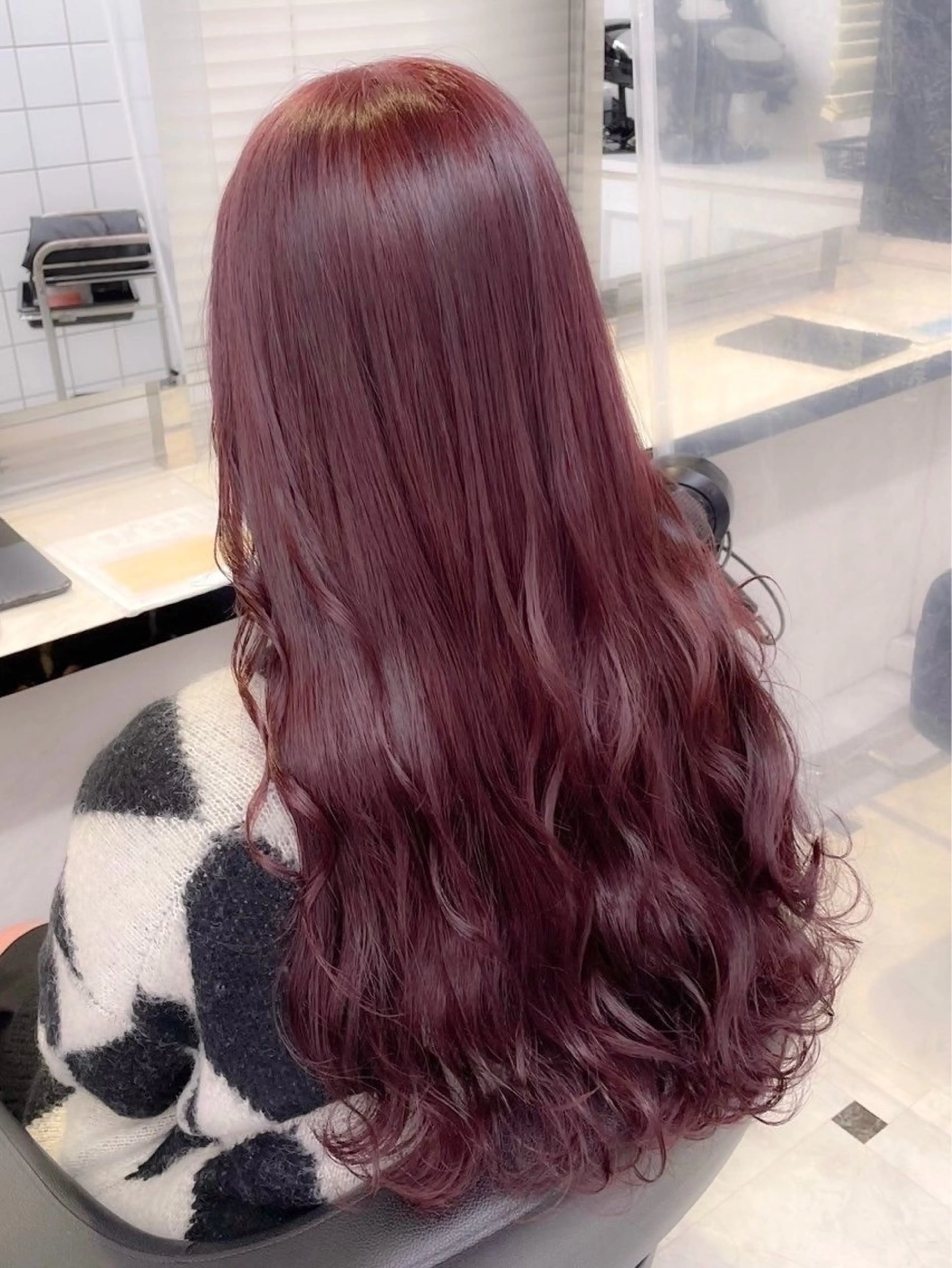 カラー 暖色メンズレディース 🍓優 音のヘアスタイル