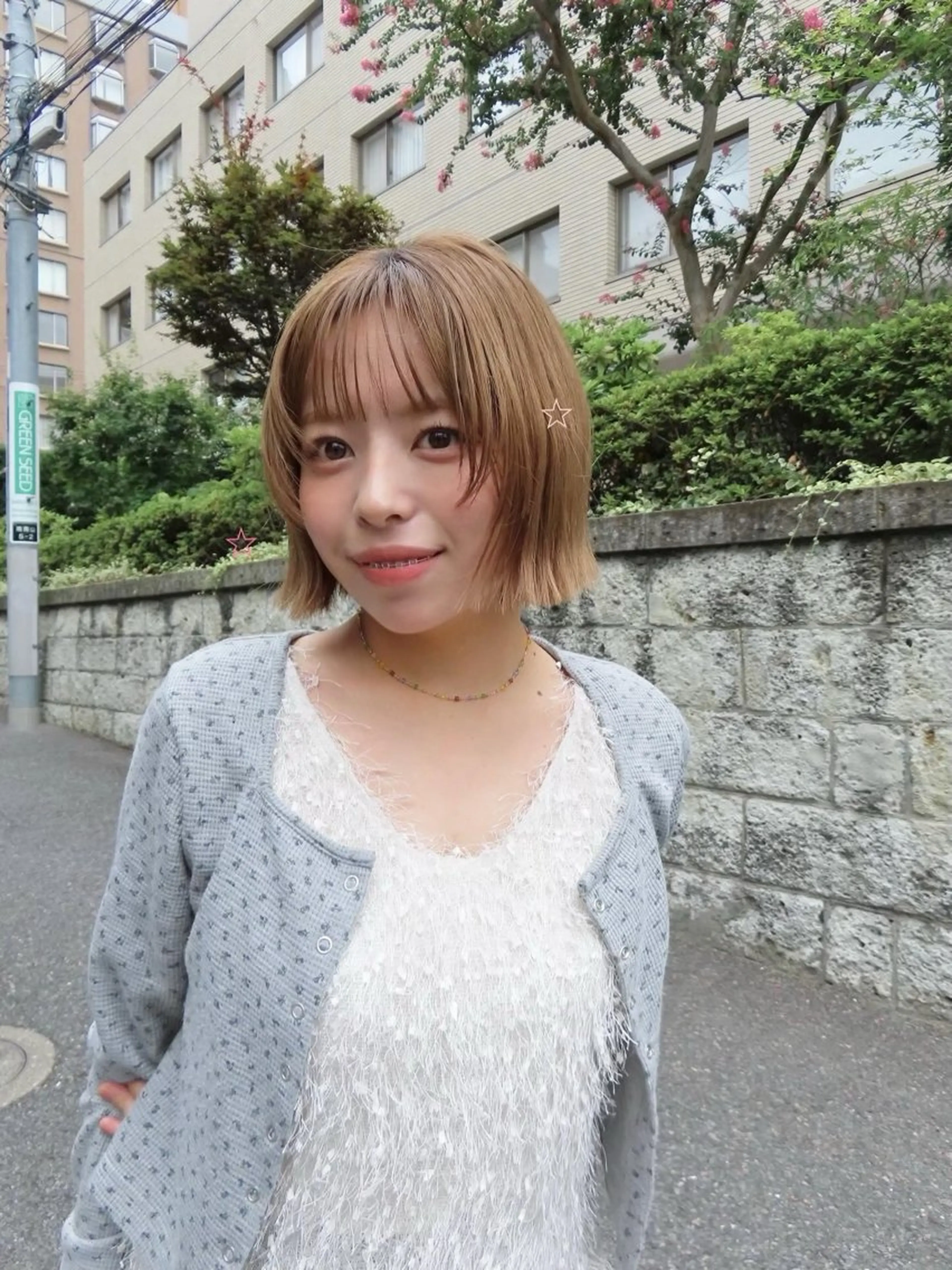 ショート rizu　/ ボブ /中明度カラー❤︎のヘアスタイル