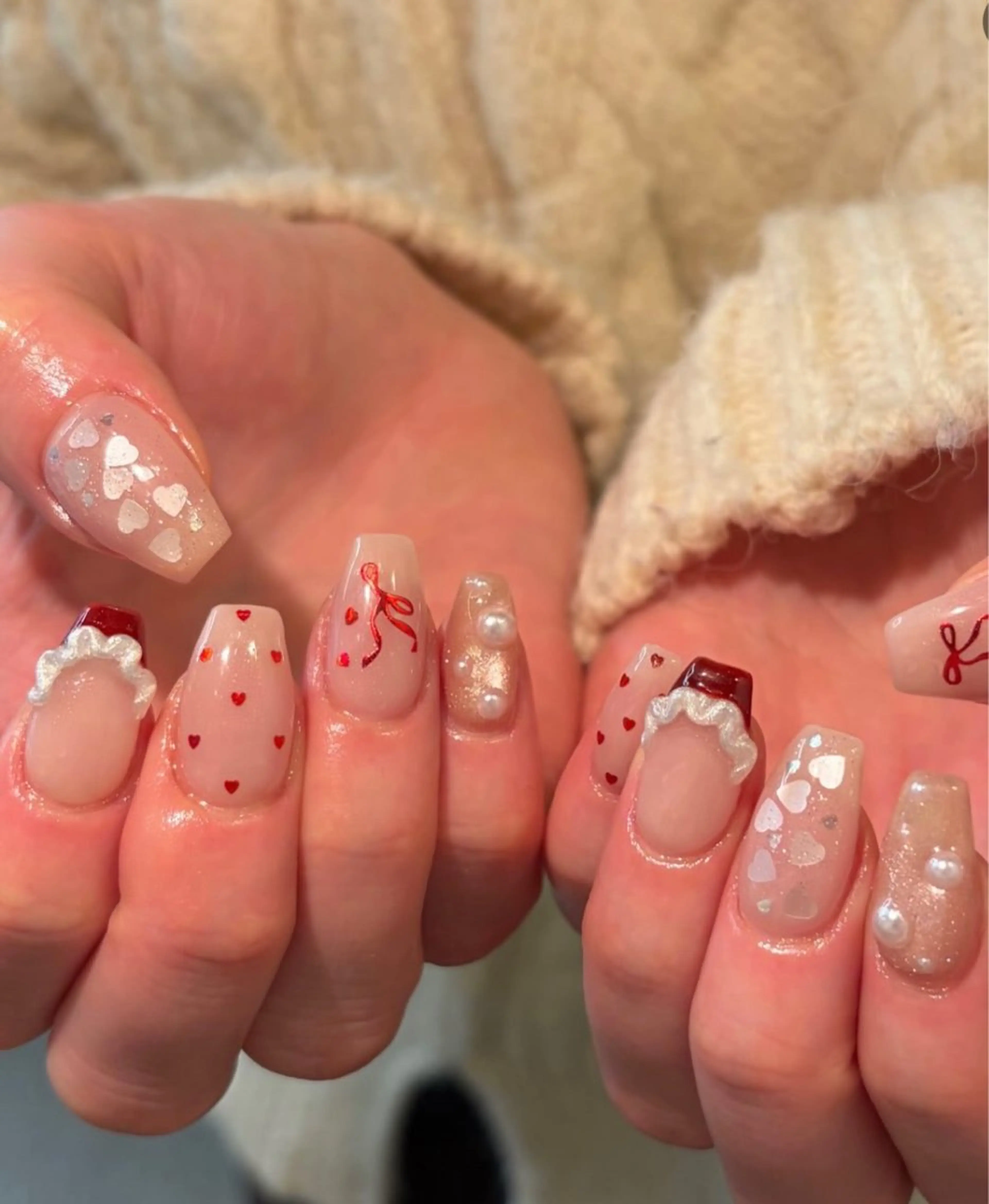 ネイル ジェルネイル パラジェル ネイルチップ ハンドネイル NiJi Nailsのネイルデザイン