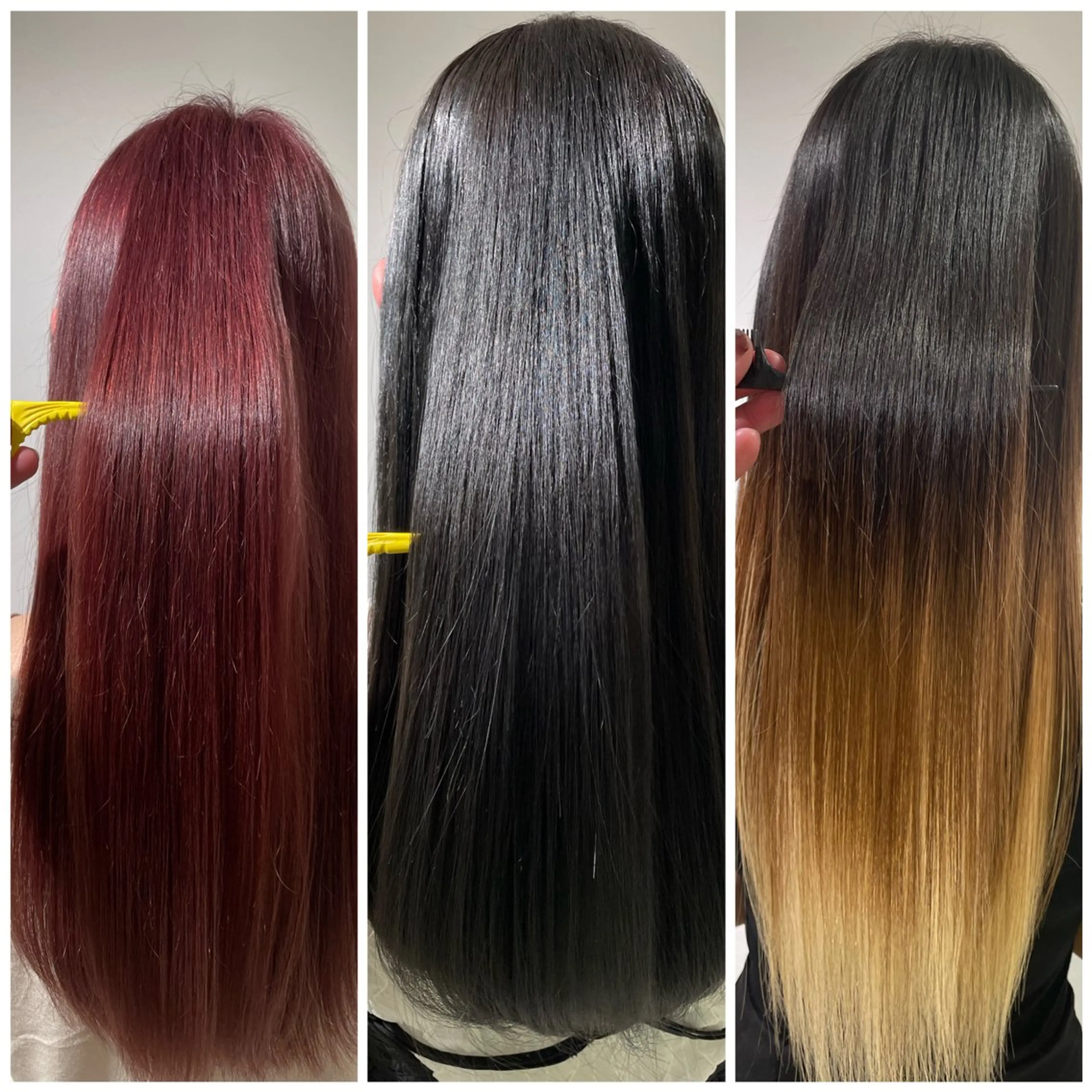 ロング ボブ ハイライト 髪質改善 似合わせカット 縮毛矯正 rosee【ロゼ】所属・🌟髪質改善 平本雄大🌟のヘアスタイル