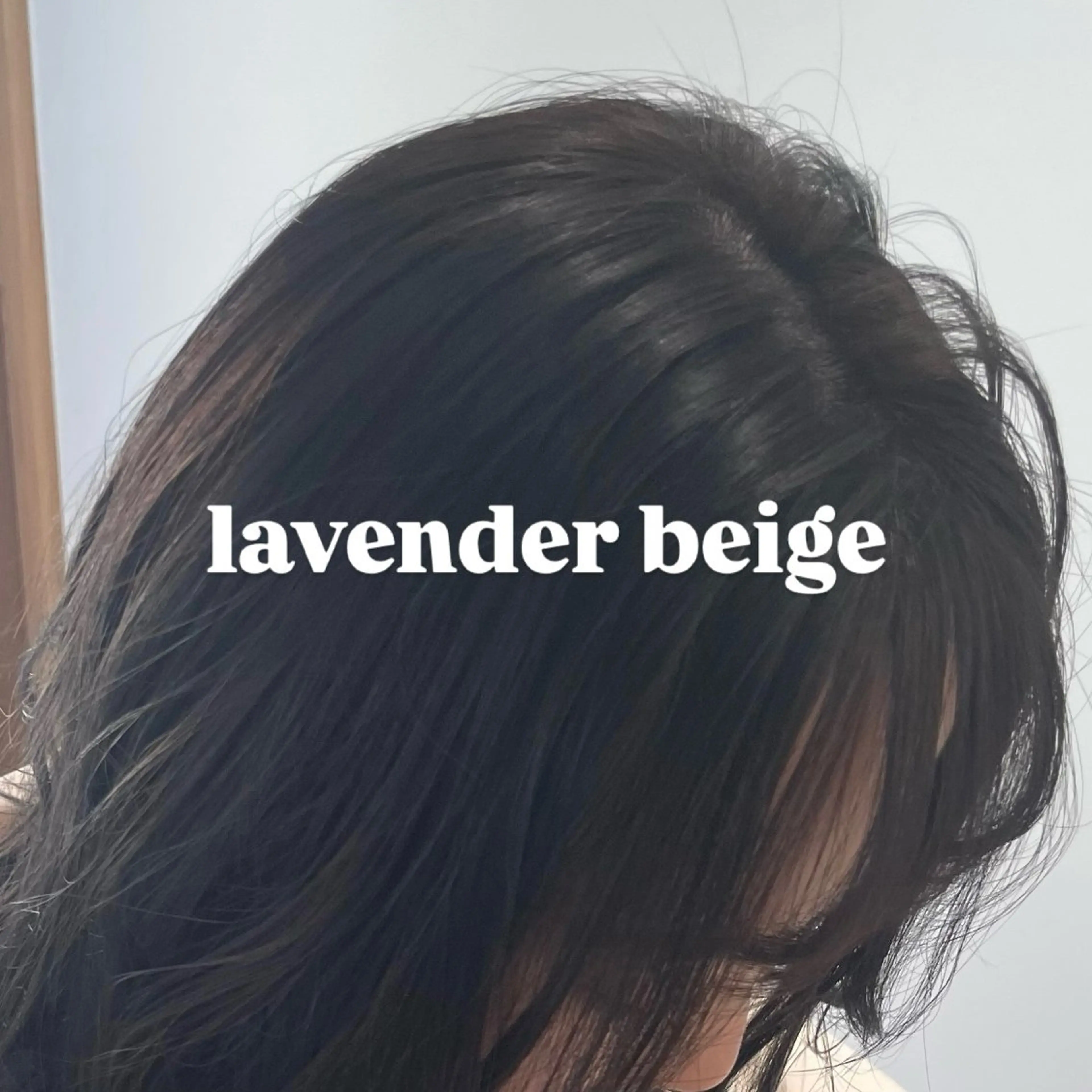 ミディアム カラー ベージュカラー ブリーチ 透明感カラー ラベンダーカラー ラベンダーベージュ ちほ /ボブスタイルのヘアスタイル