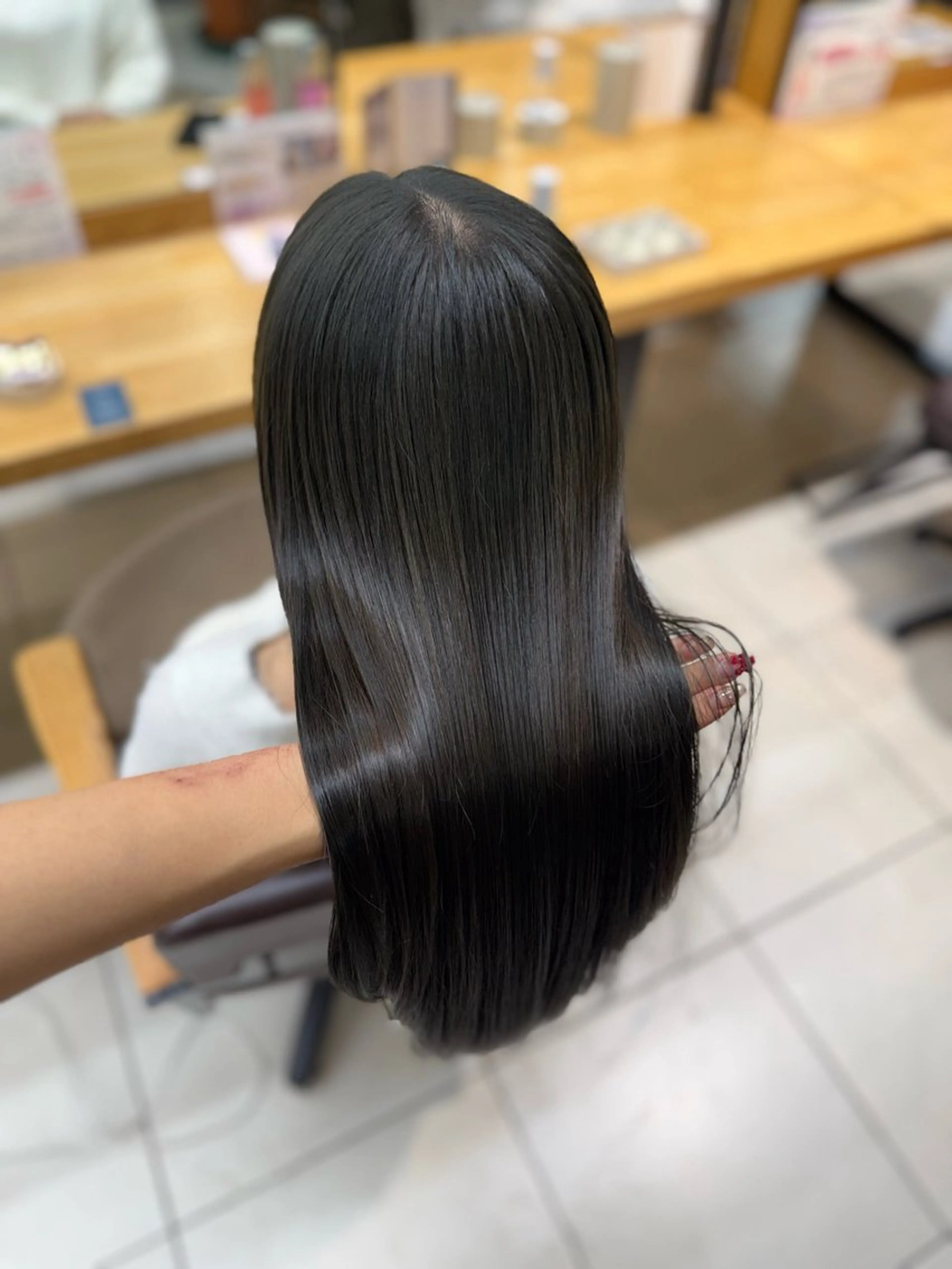 ロング 縮毛矯正 🪼かえで🪼臼井 髪質改善/縮毛矯正のヘアスタイル