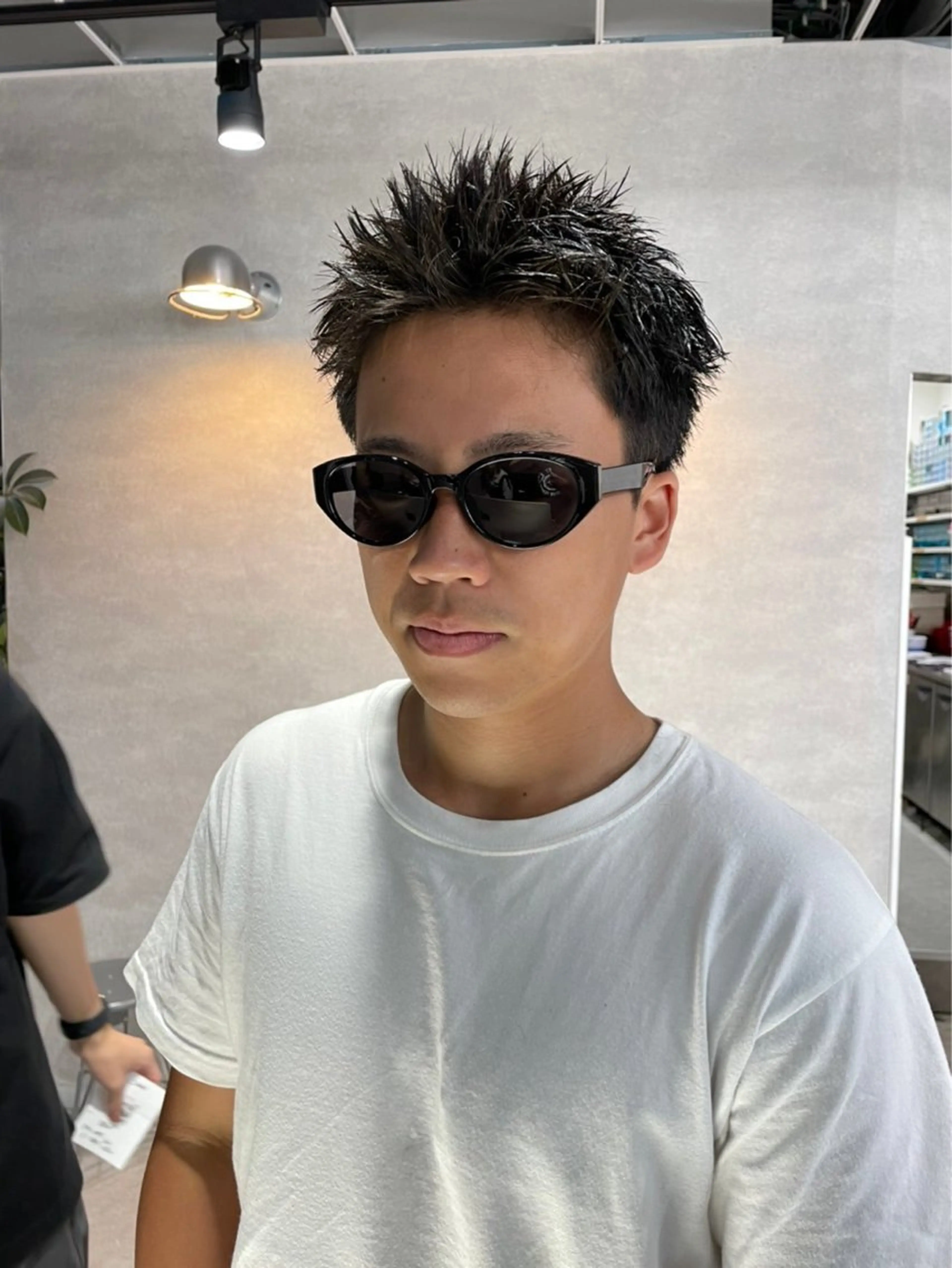 ショート カラー パーマ メンズ カット ヘッドスパ ヘアセット 🔥メンズ 特化🔥菊水皐暉🔥のヘアスタイル