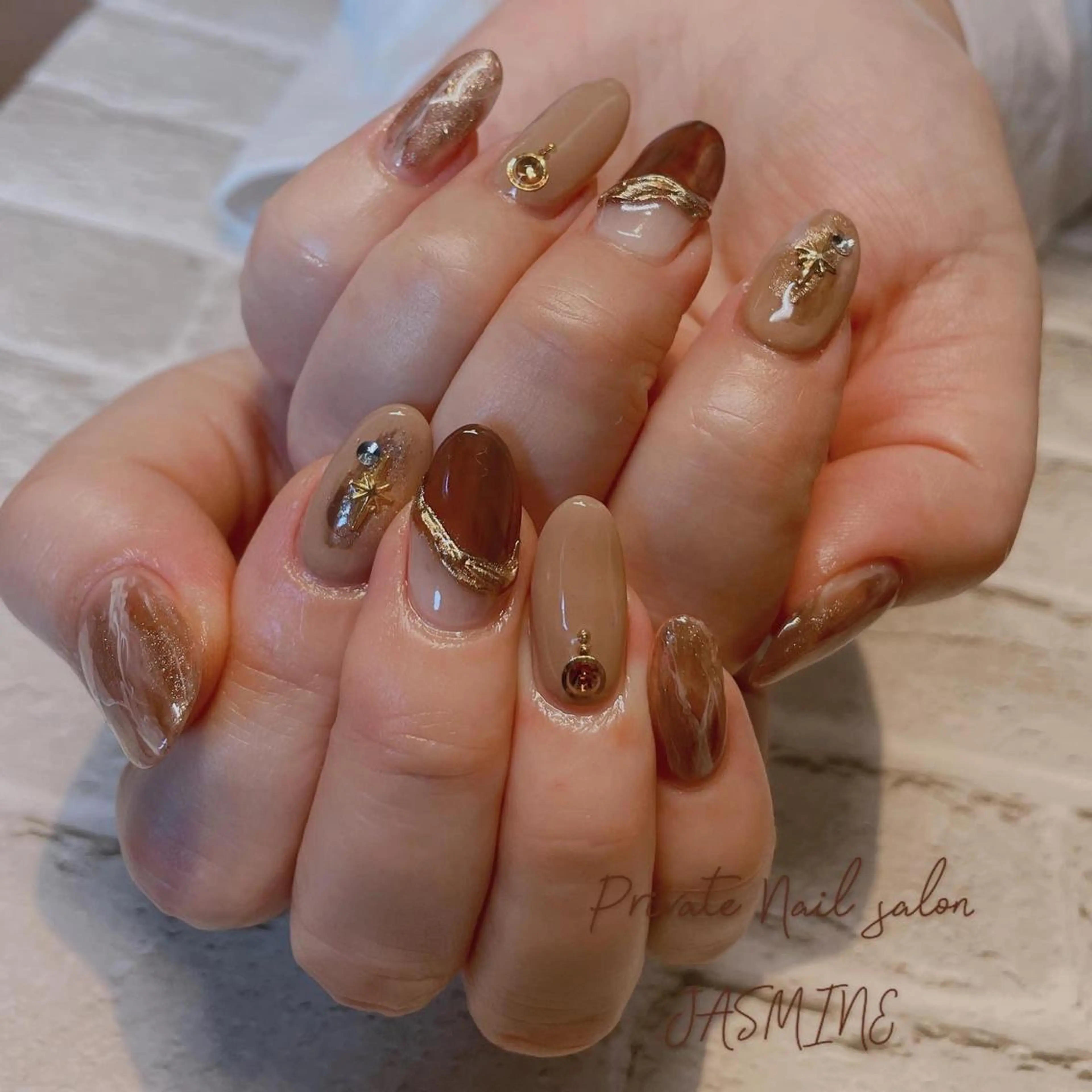 ネイル アートネイル ミラーネイル Nail salon JASMINEのネイルデザイン