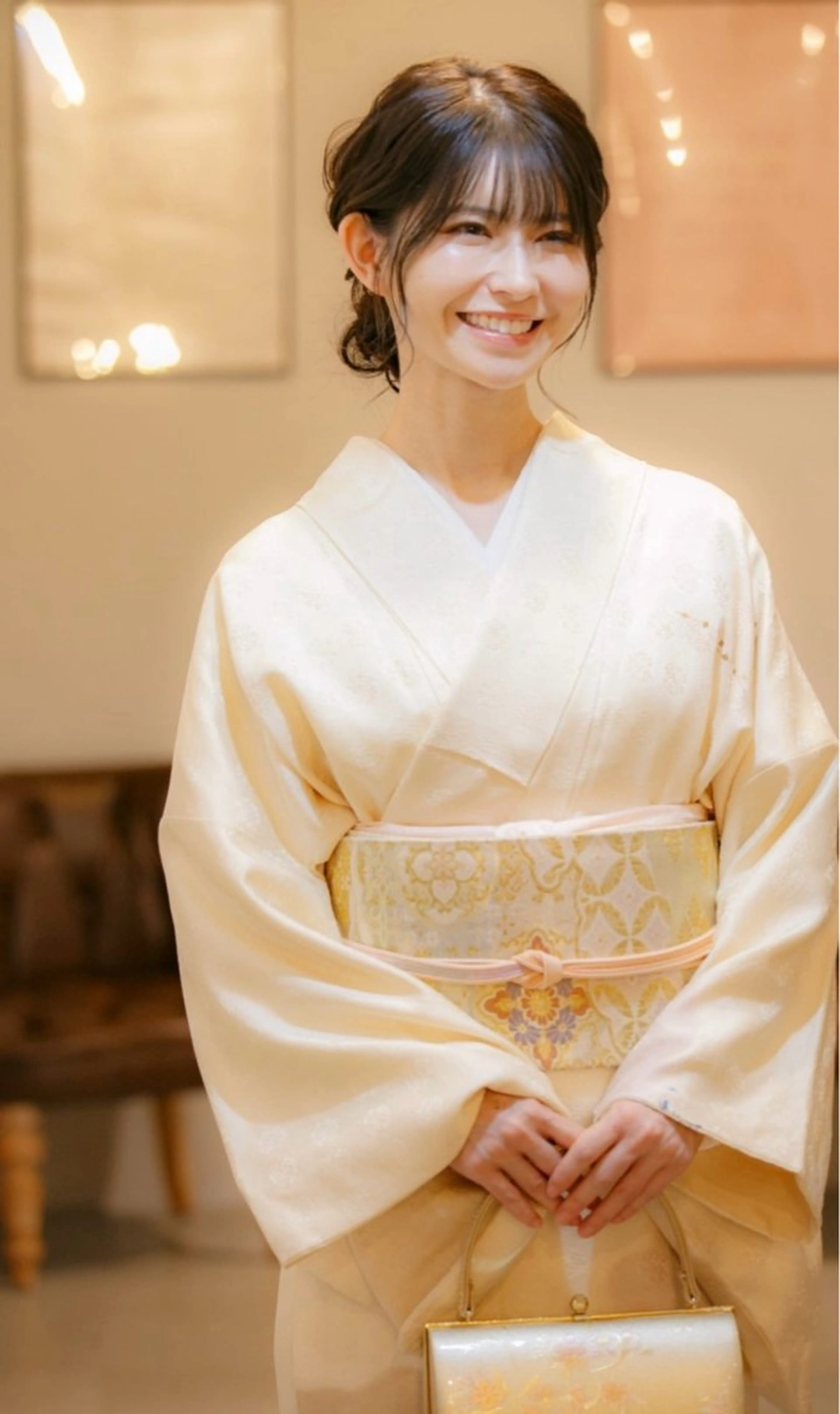 着付け 韓国風🫧透明感 🦄岡庭春菜🎀のヘアスタイル