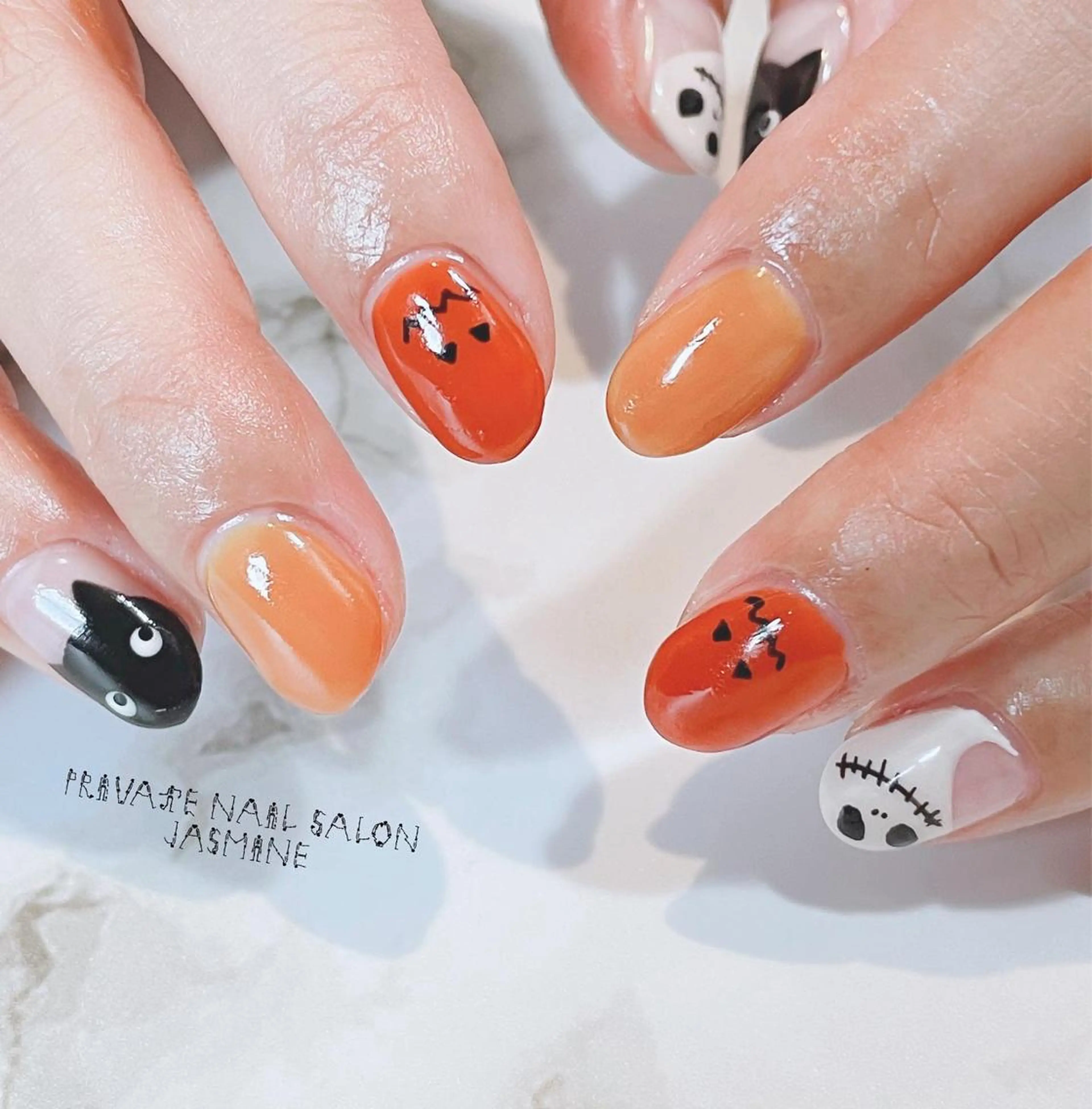 ネイル ハロウィン Nail salon JASMINEのネイルデザイン