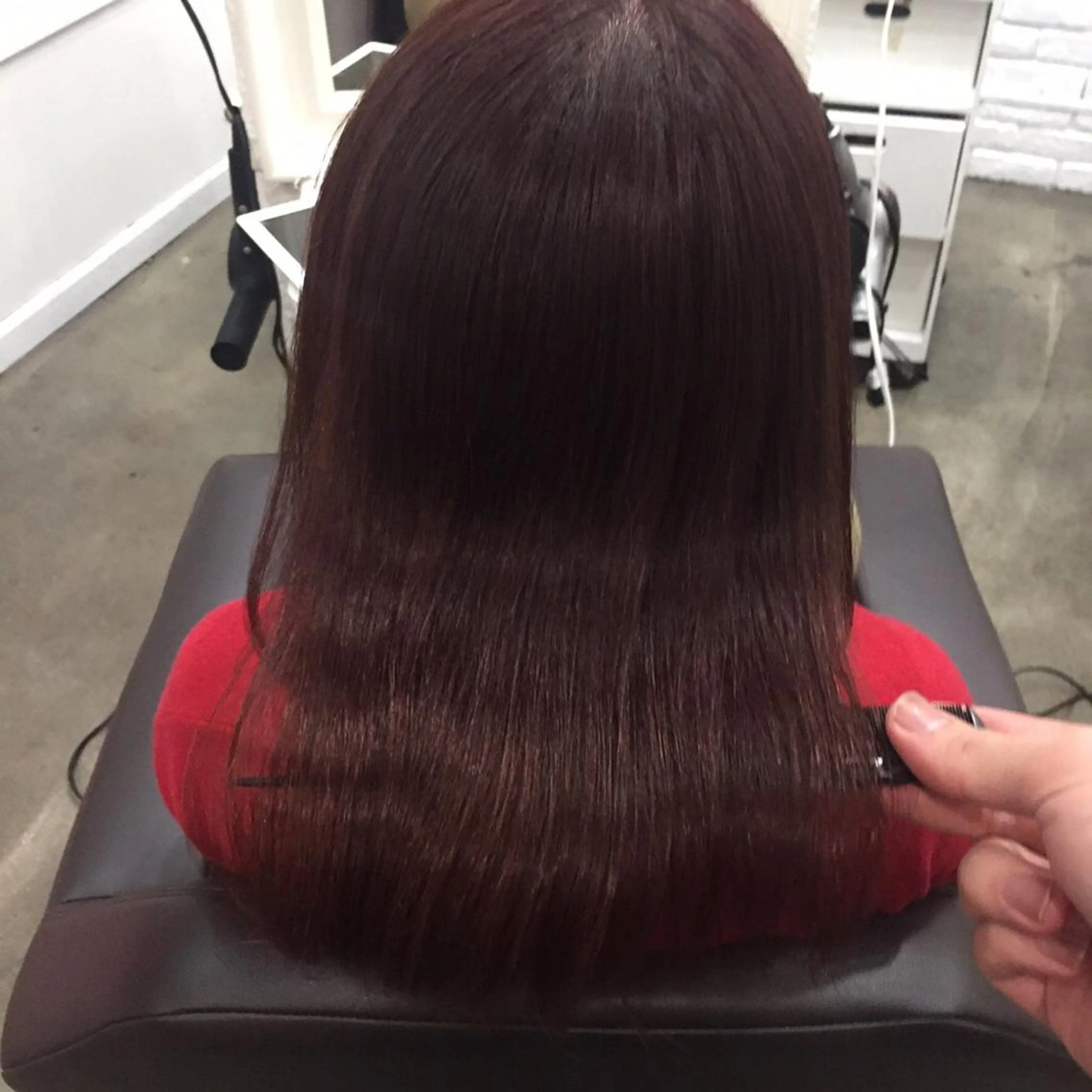 ロング カラー パーマ ヘアアレンジ メンズ キッズ ネイル マツエク・マツパ シルク 髪質改善 💟Chloe原宿店 🩶ハイトーンのヘアスタイル