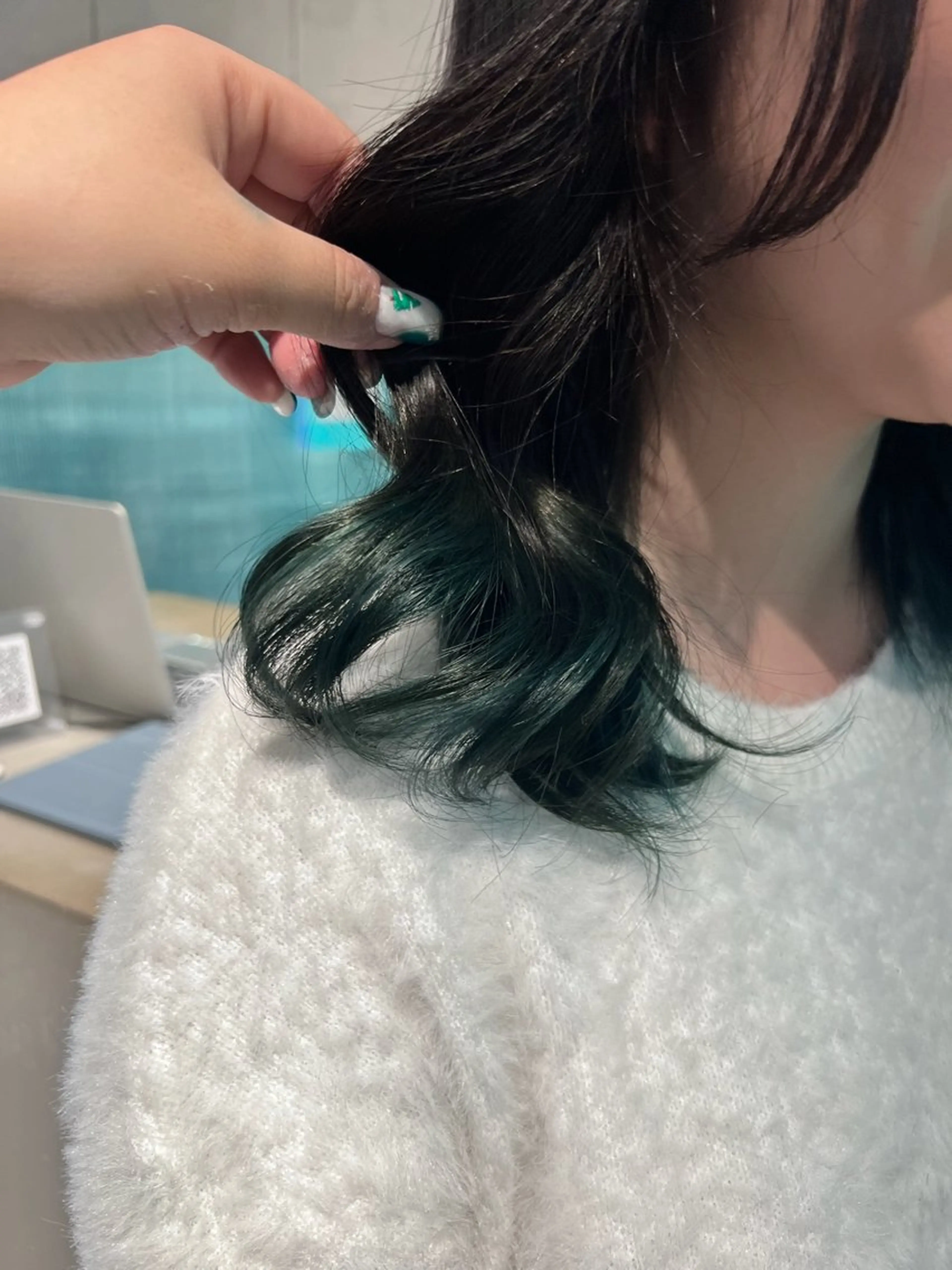 セミロング カラー ロカリタ　河原町三条所属・🌐👽フクイ キララ🌎💎のヘアスタイル