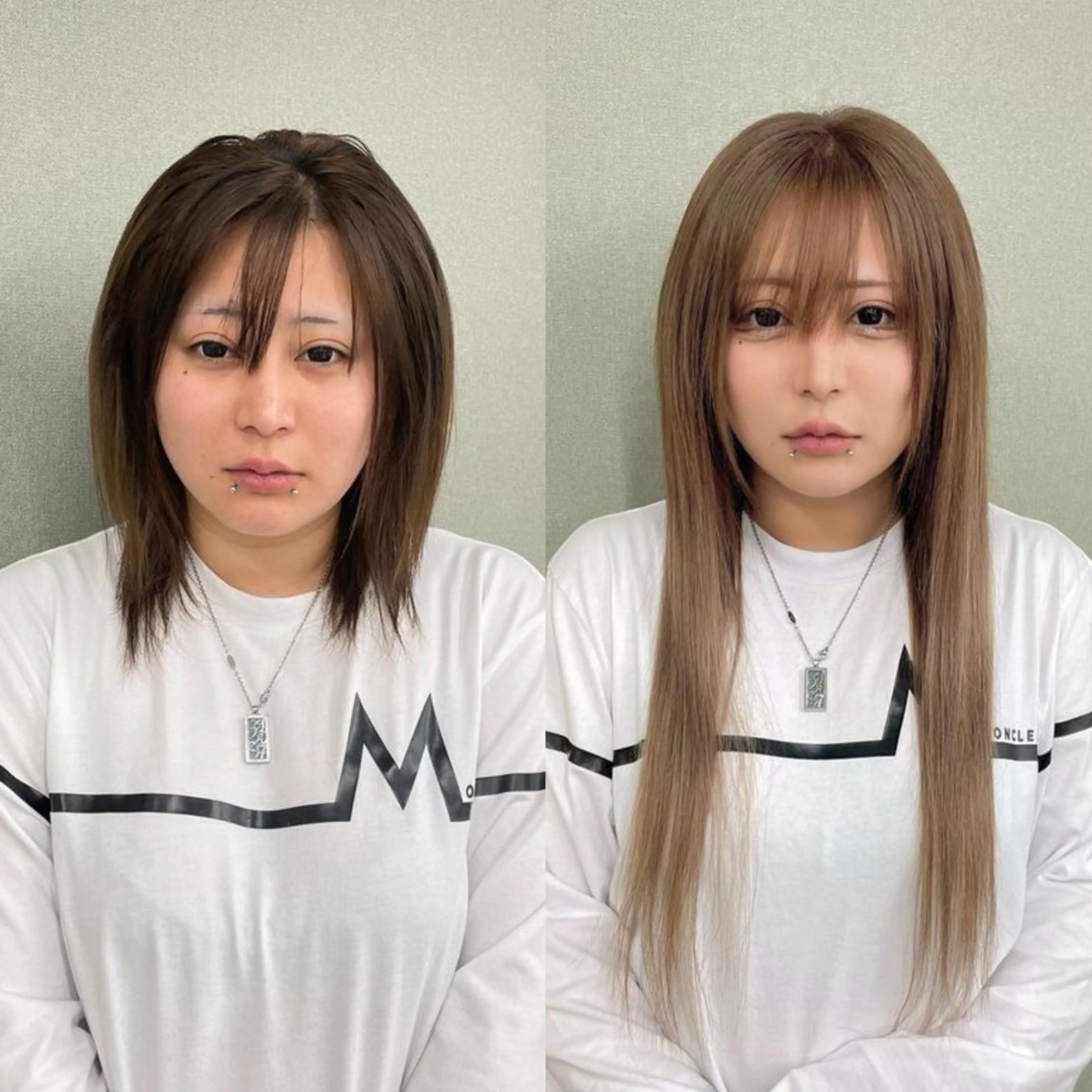 ロング カラー ヘアアレンジ プルエクステ ハイトーンカラー エクステ ロング ヘアカラー エクステ 🎀プルエクステ みまひかる🎀のヘアスタイル