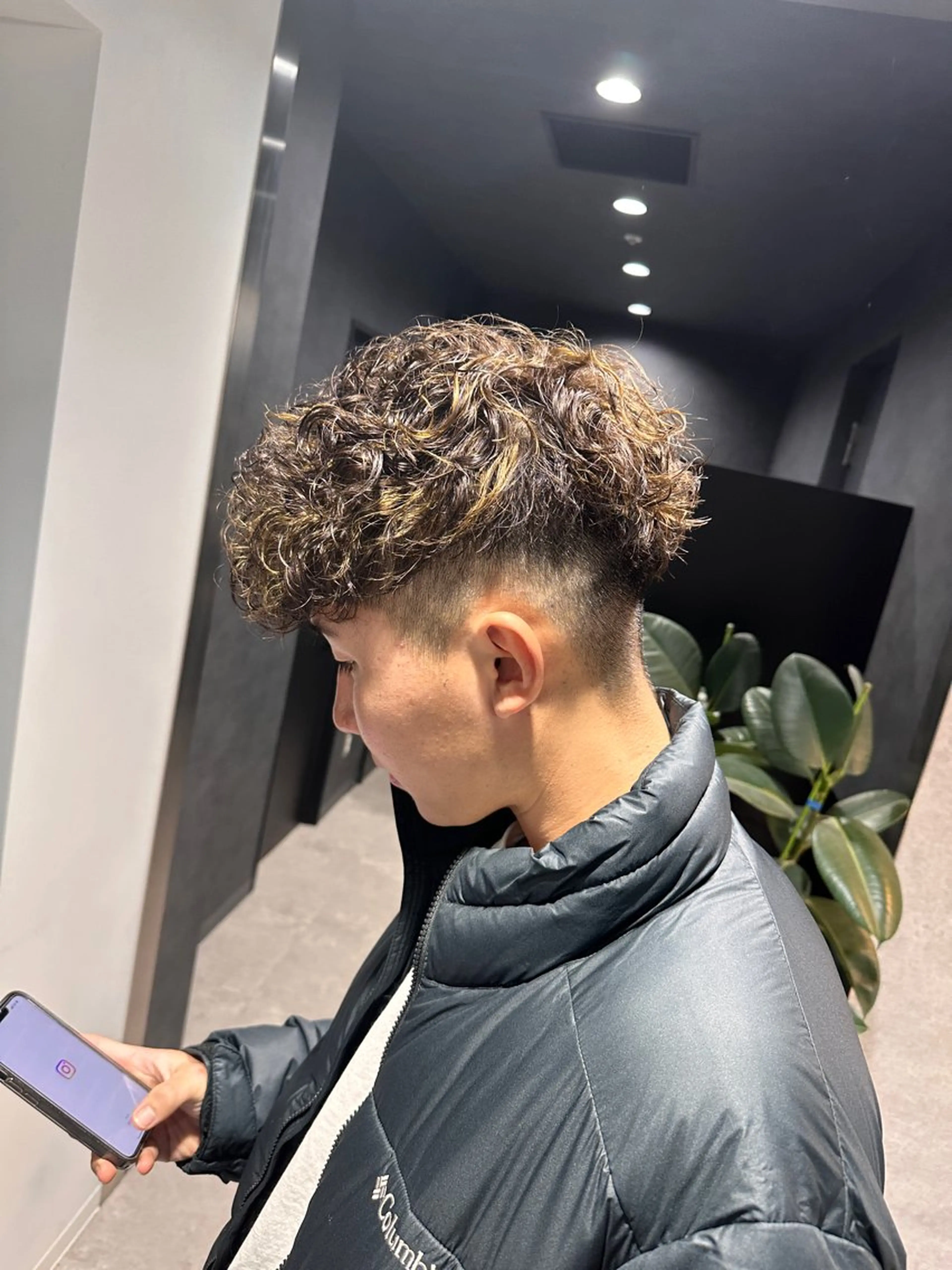 ショート パーマ メンズ 【メンズサロン】 BLUCK 横浜のヘアスタイル