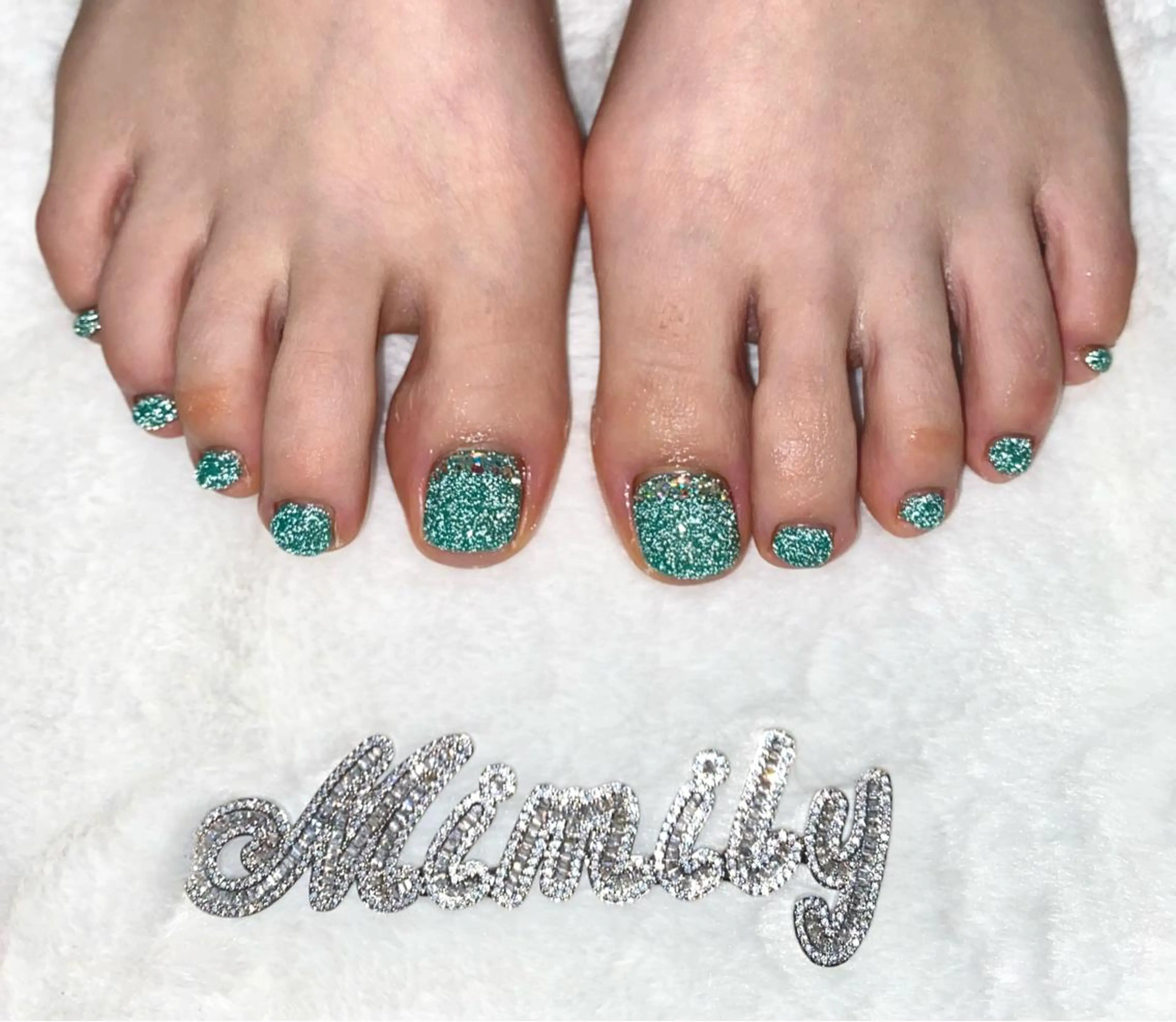 ネイル フラッシュネイル フットネイル nailsalon Mimilyのネイルデザイン