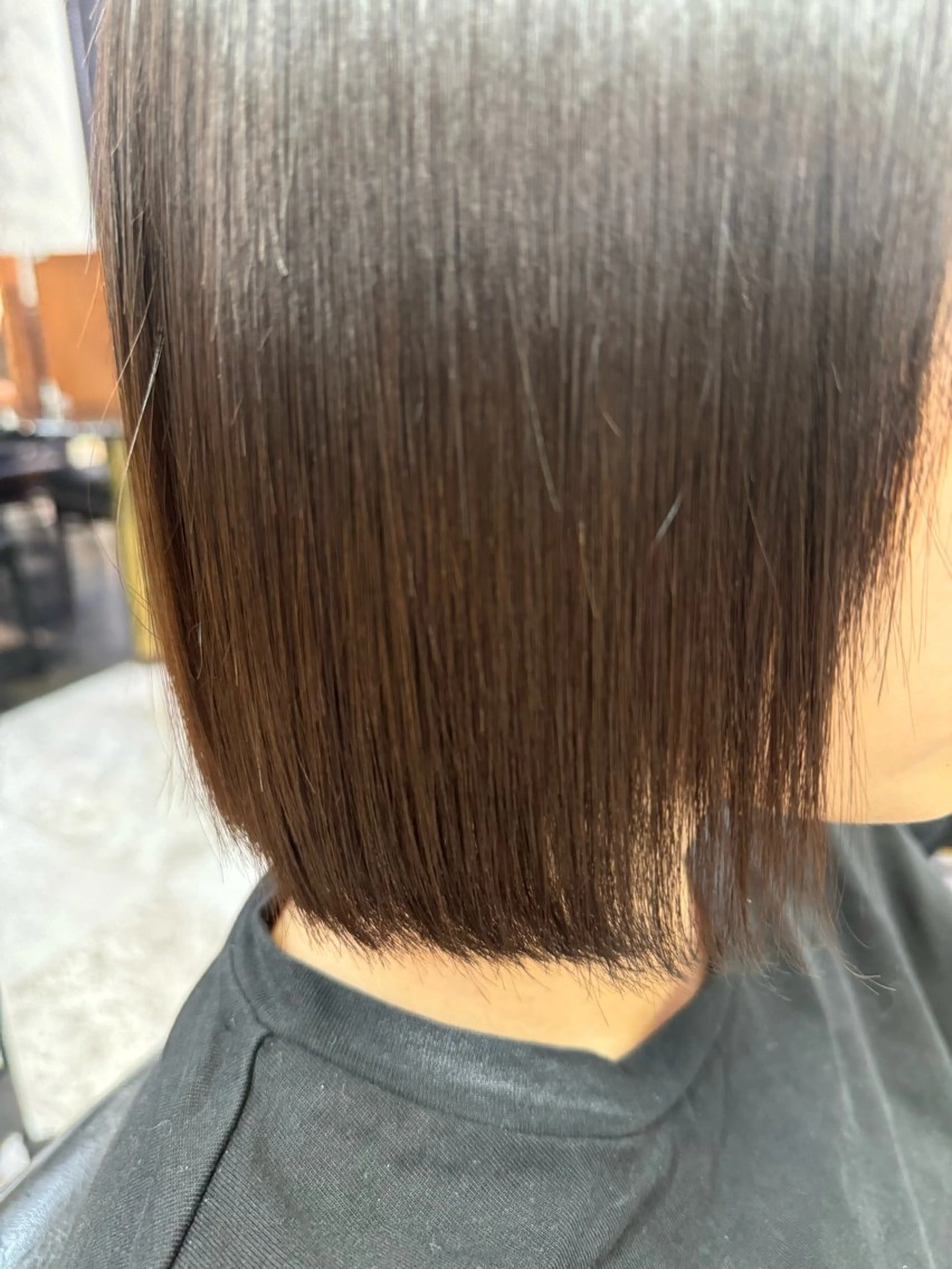 ミディアム 縮毛矯正 カット 縮毛矯正 トリートメント 篠原 侑作のヘアスタイル