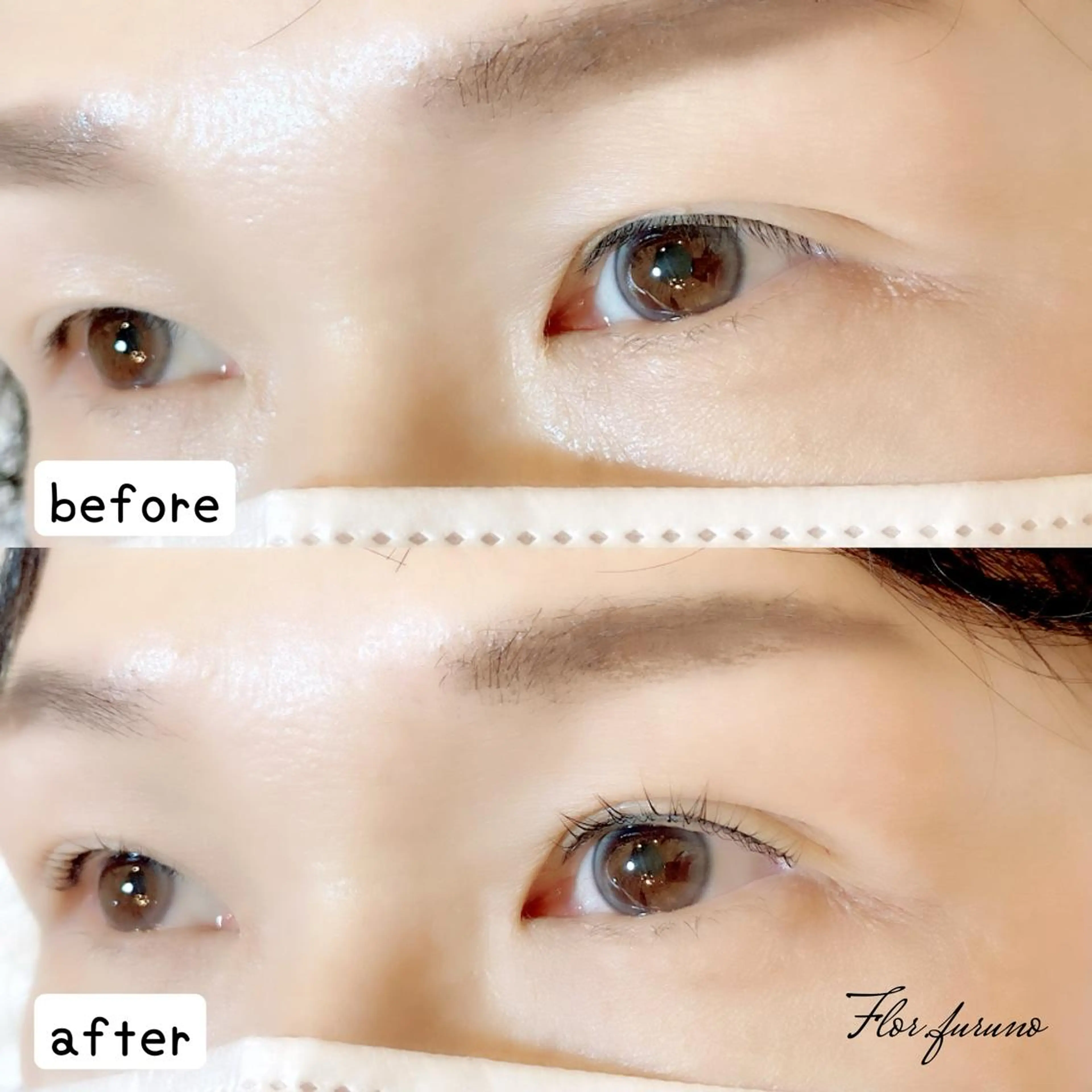 マツエク・マツパ アイブロウ Flor上大岡 ＊フルノ リナ＊のマツエク・マツパデザイン