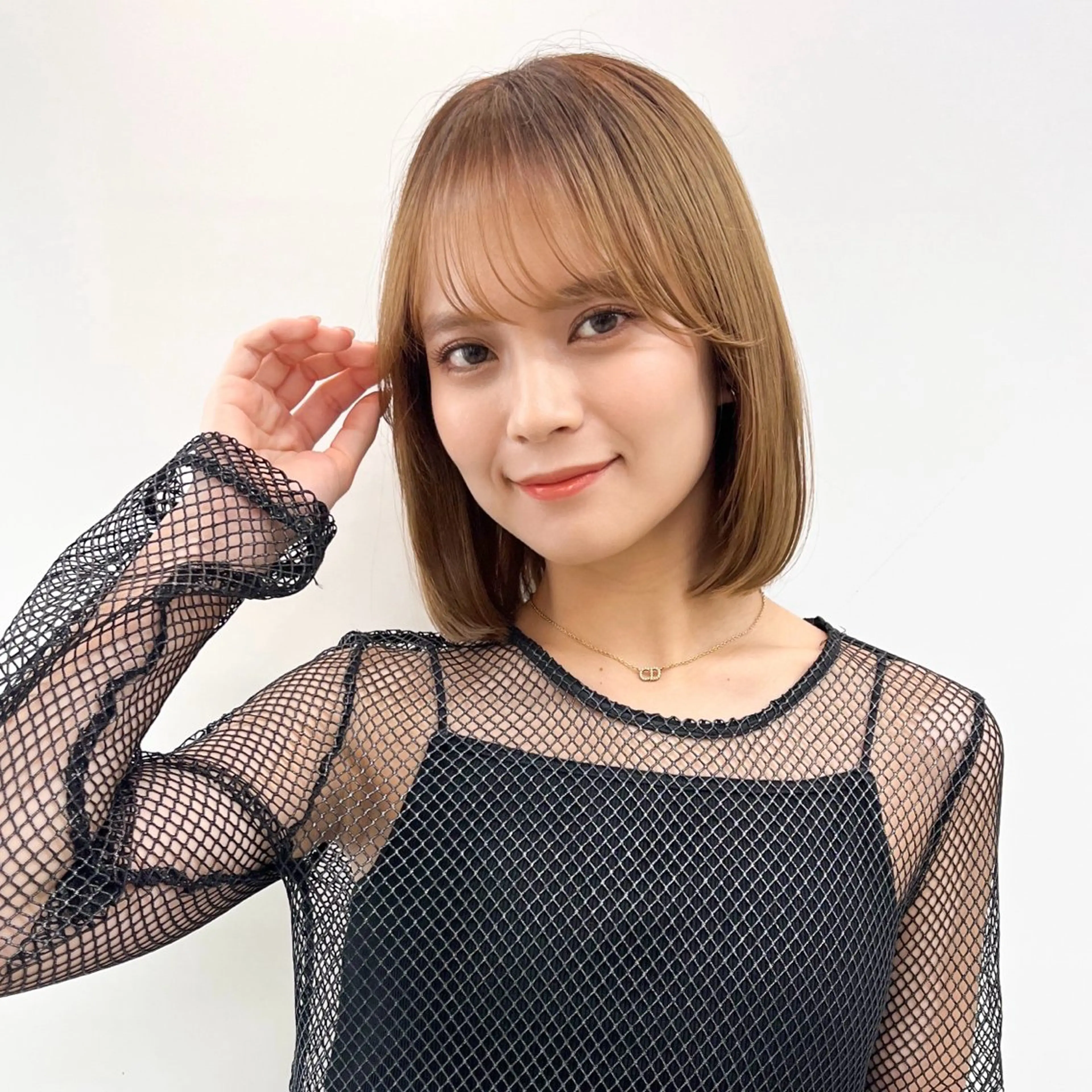 ミディアム mee.浦和店所属・カットモデル募集 🍒/北爪まゆのヘアスタイル