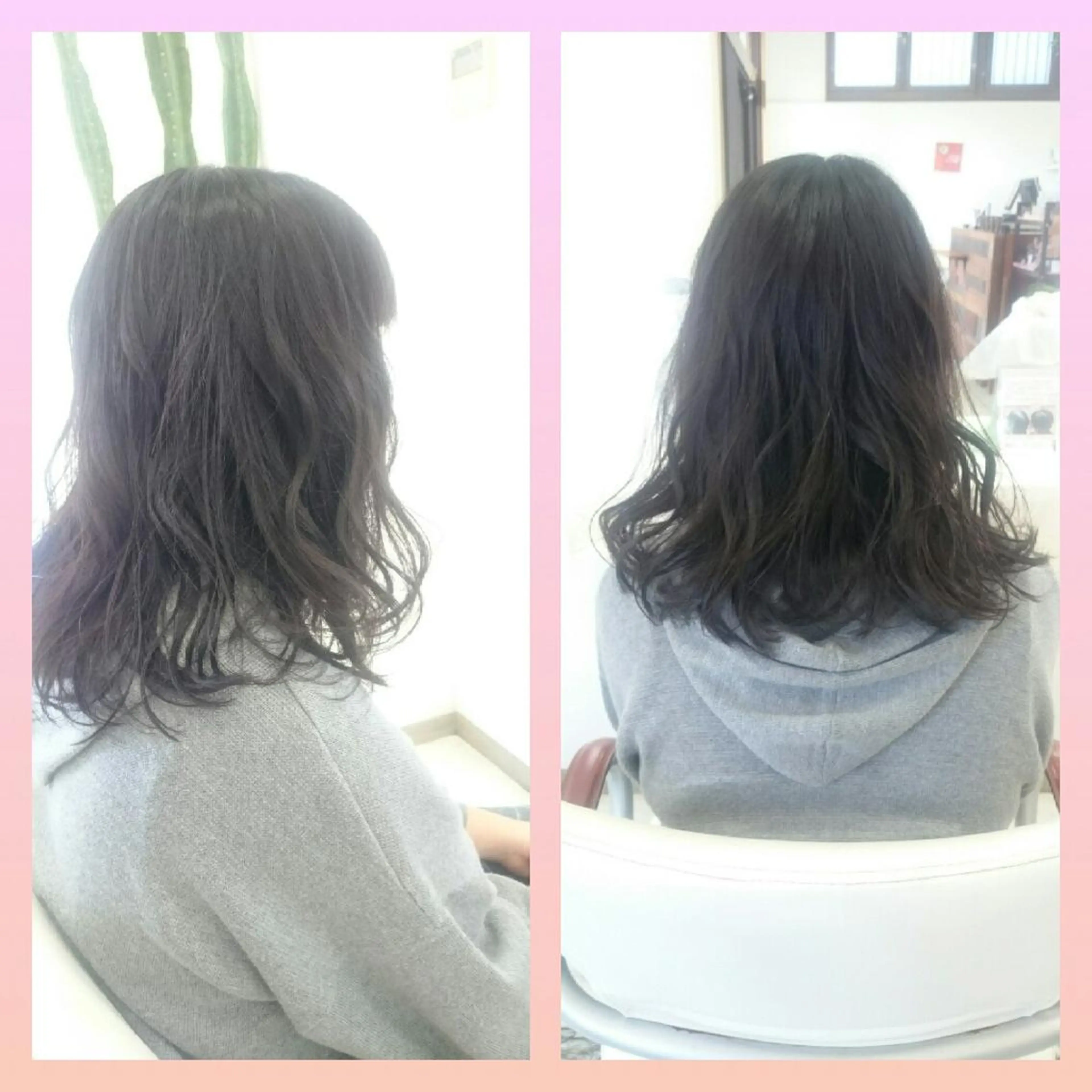 ロング キンジョウ エナミのヘアスタイル