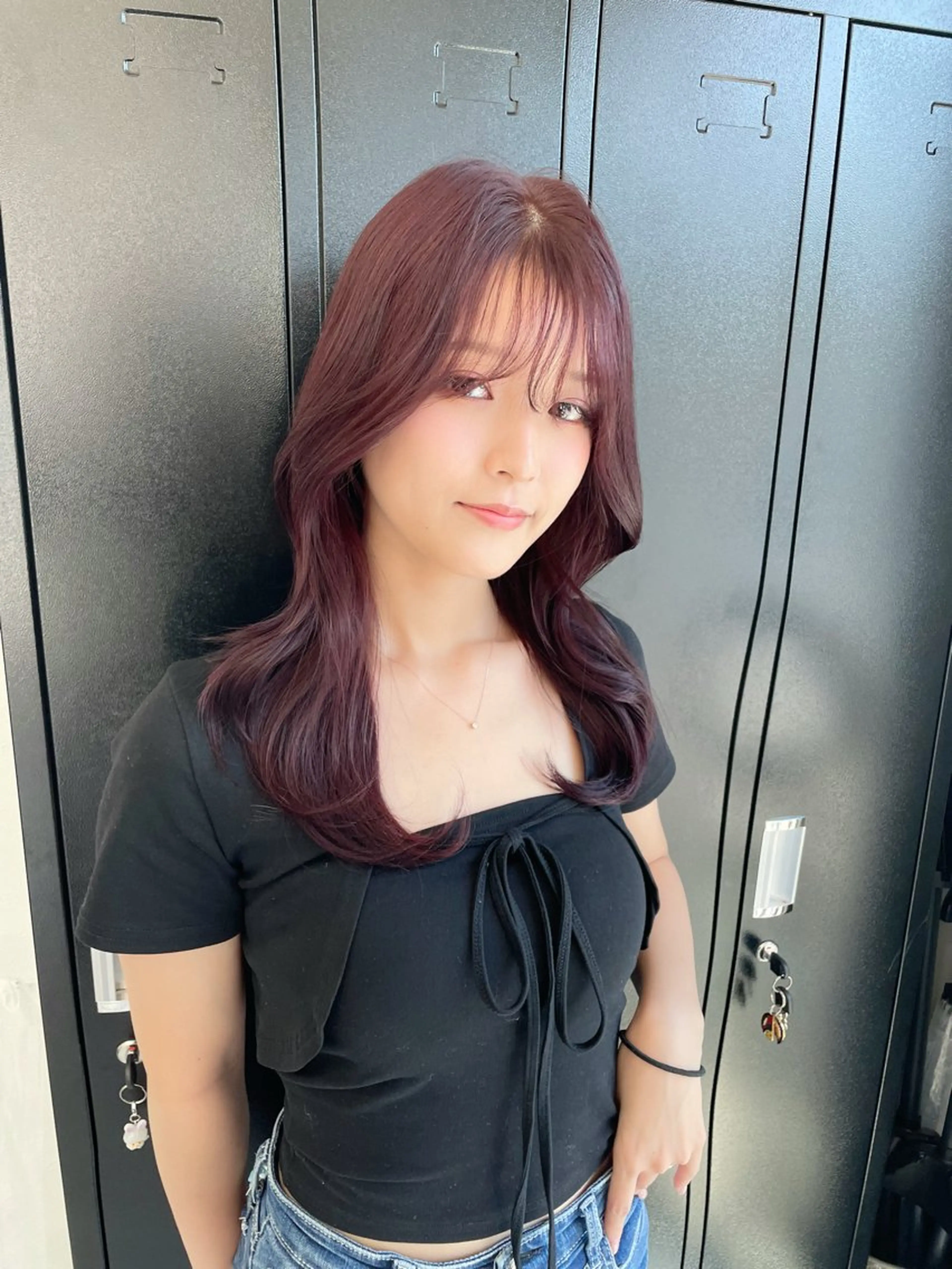 ロング ヘアカラー トリートメント 🦖JIN HAIR DESIGN🦖のヘアスタイル