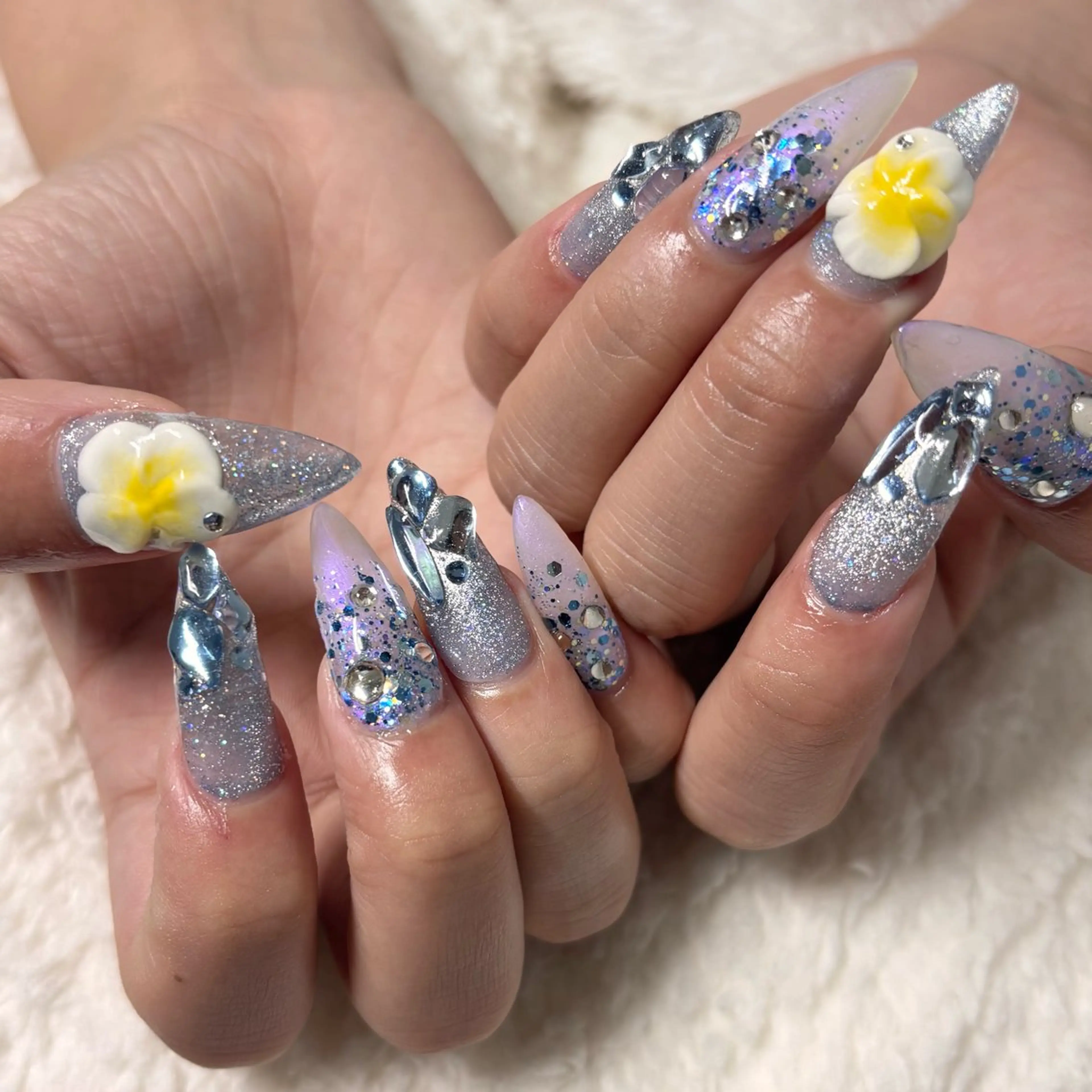 ネイル ハンドネイル RE💟N.NAIL ラテン系お姉さんのネイルデザイン