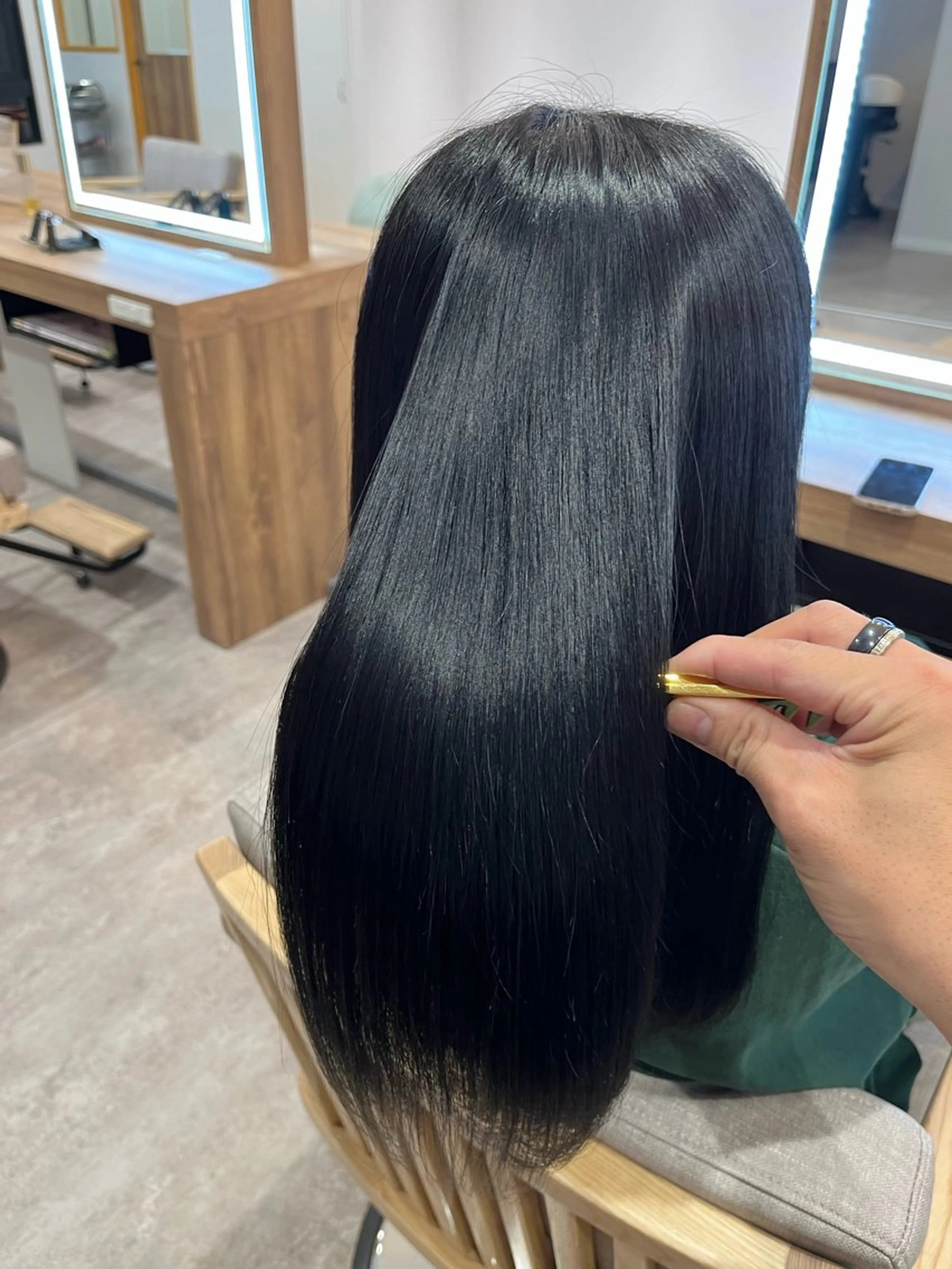 🥹就活&実習対策🥹フェイクブラック🤩メンテナンスカット込み💕の写真