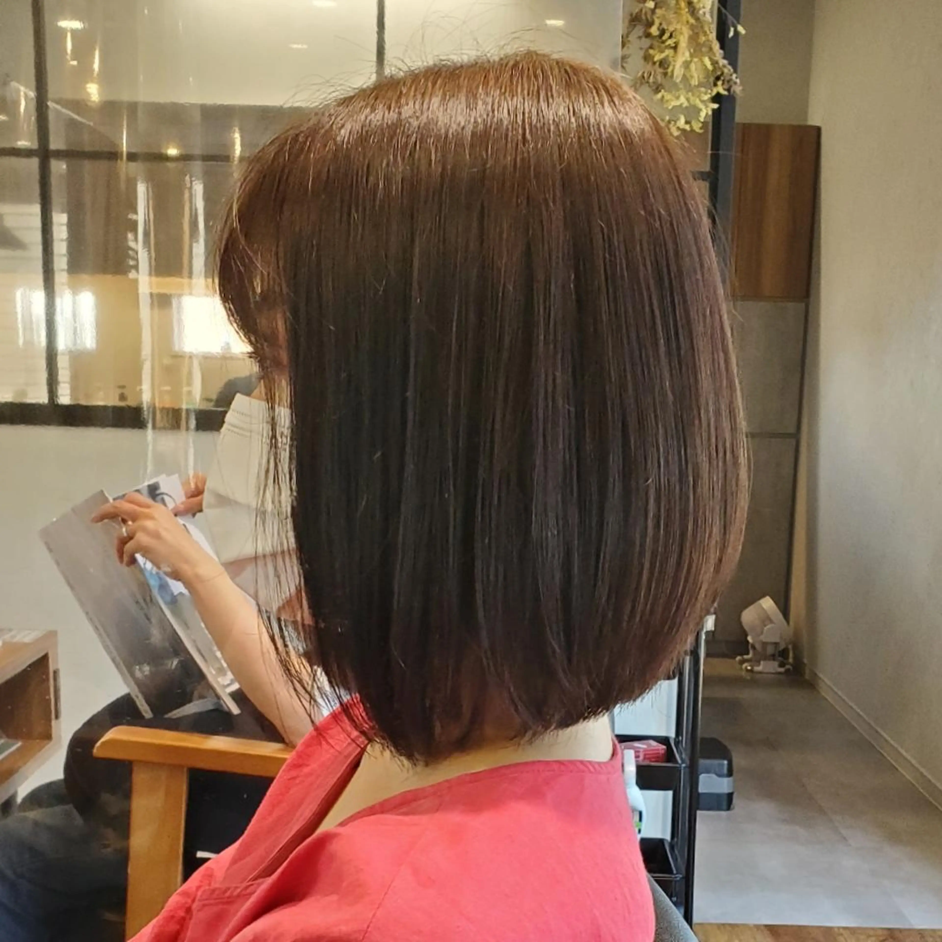 ミディアム ボブ 美容しょうへいの店 四郎丸店所属・小宮山 裕理のヘアスタイル