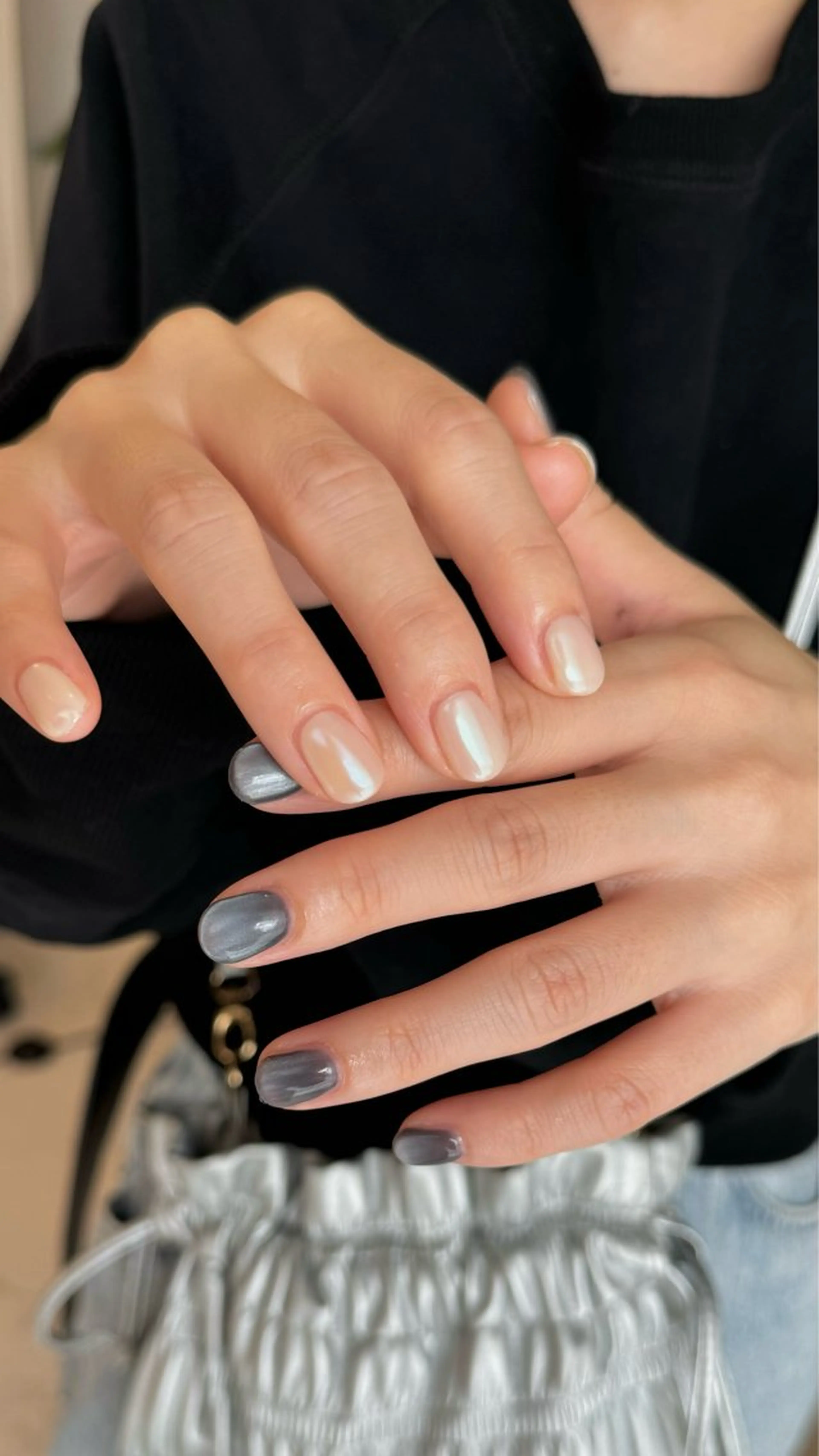 ネイル マグネットネイル シンプルネイル ハンドネイル nail salon rely.のネイルデザイン