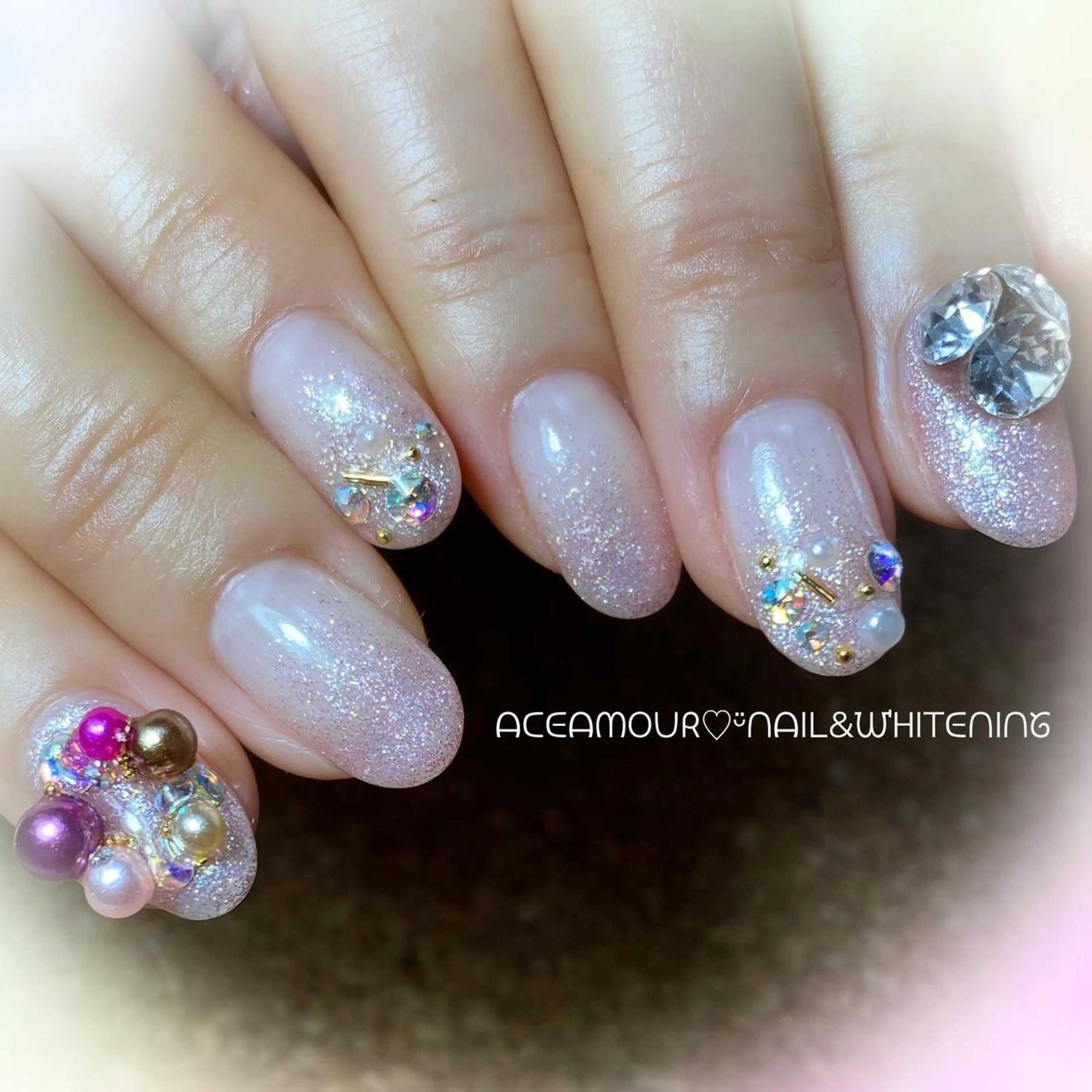 ネイル ネイル/耳つぼ /新ホワイトニングのネイルデザイン