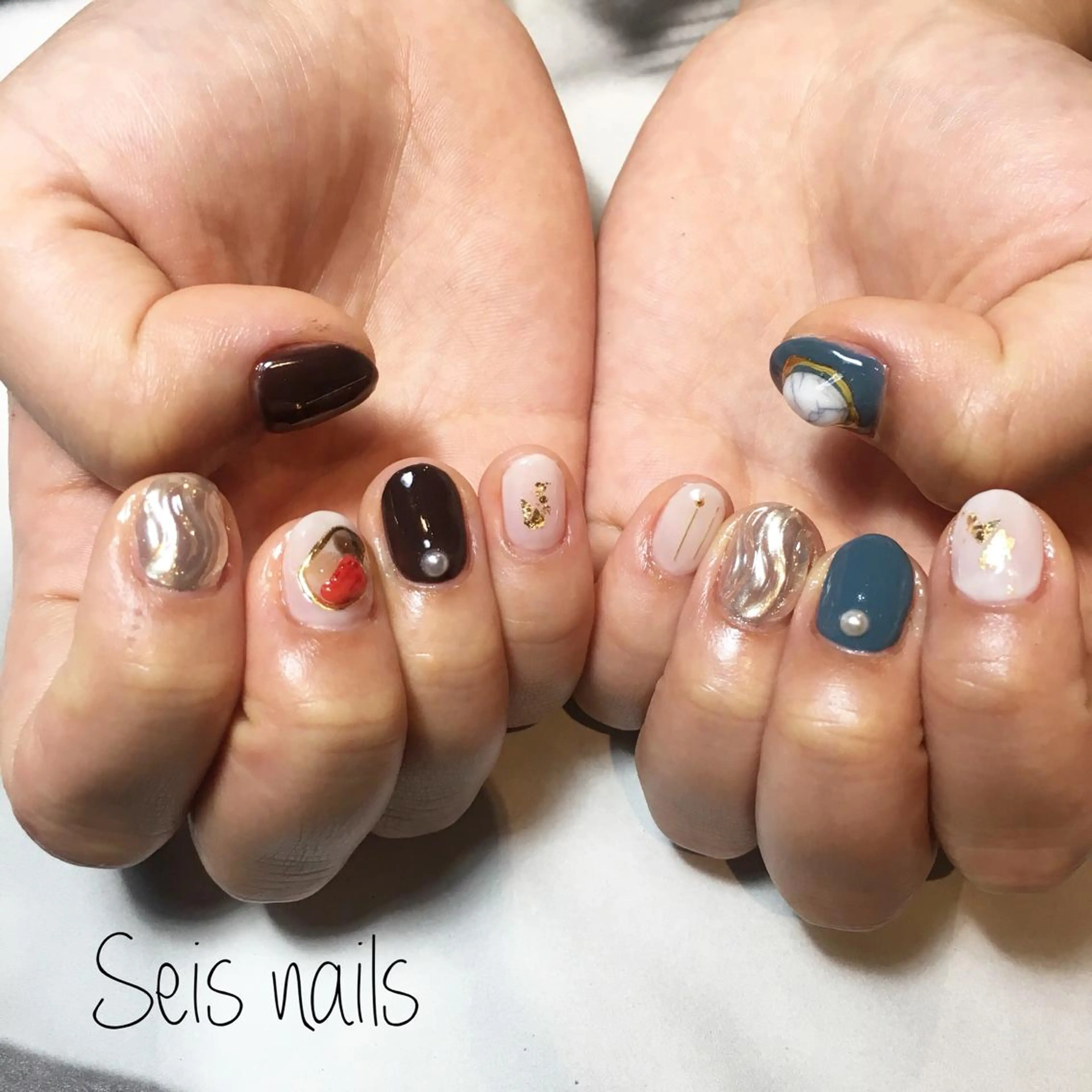 ネイル ハンドネイル Seis Shihoのネイルデザイン