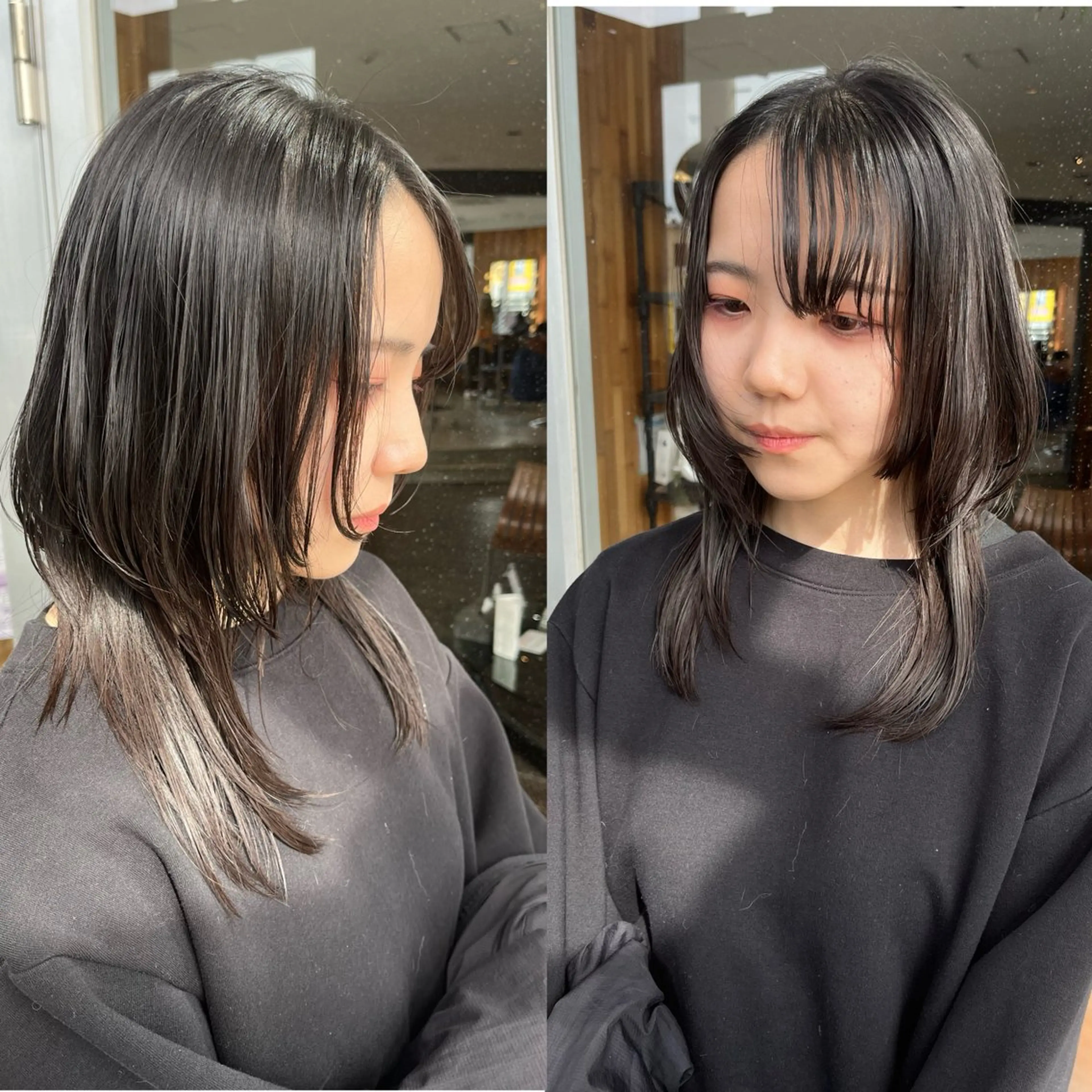 ロング 顔周りカット ウルフカット TAKAHASHI REIKAのヘアスタイル