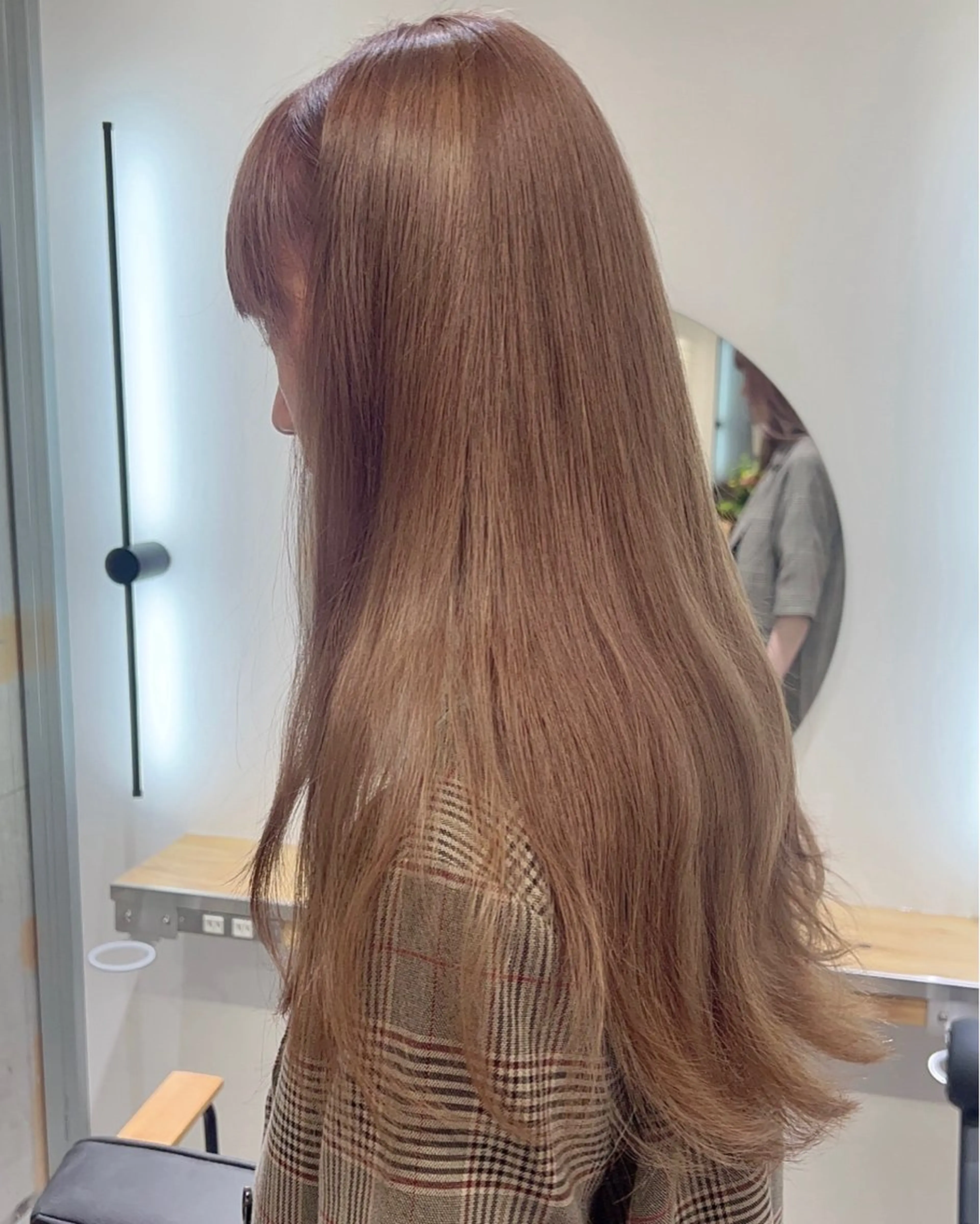 セミロング ヘアカラー トリートメント ✂︎透明感カラー特化 /日和優真✂︎のヘアスタイル