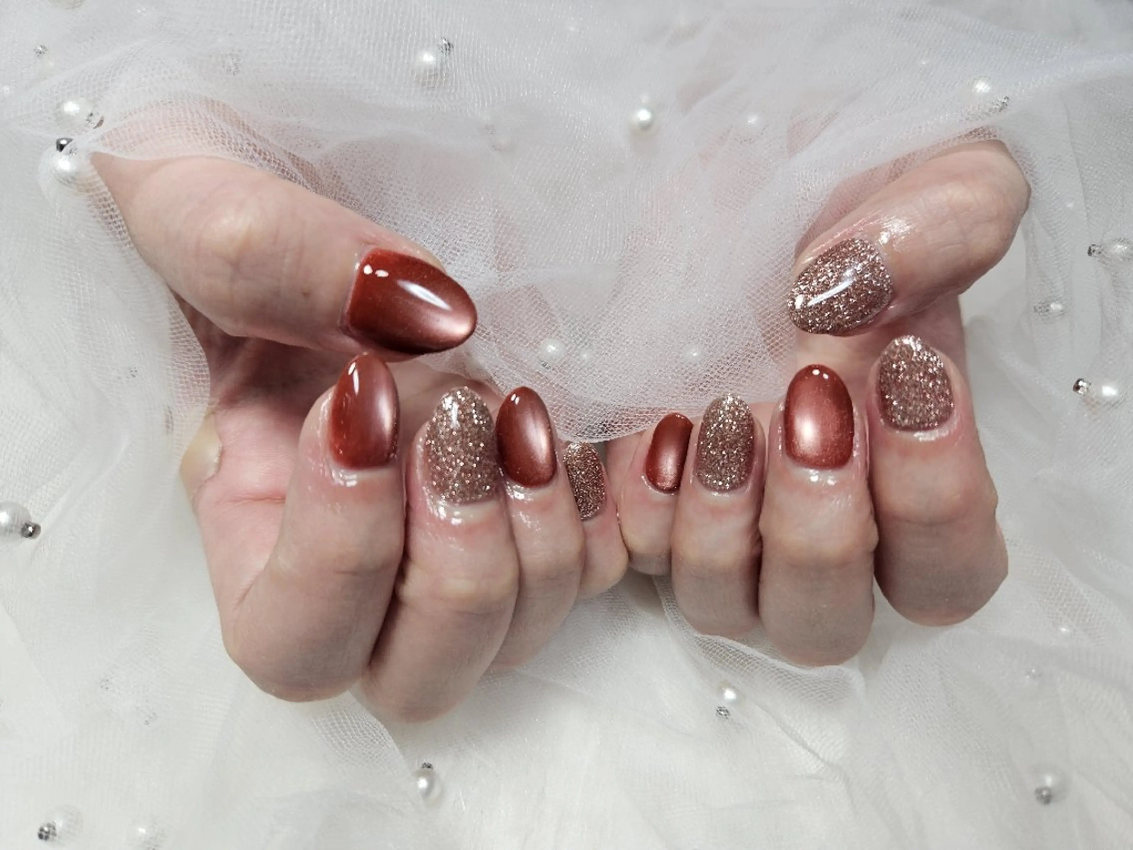 ネイル e_nail🍀自宅 サロン八潮eri☆　のネイルデザイン