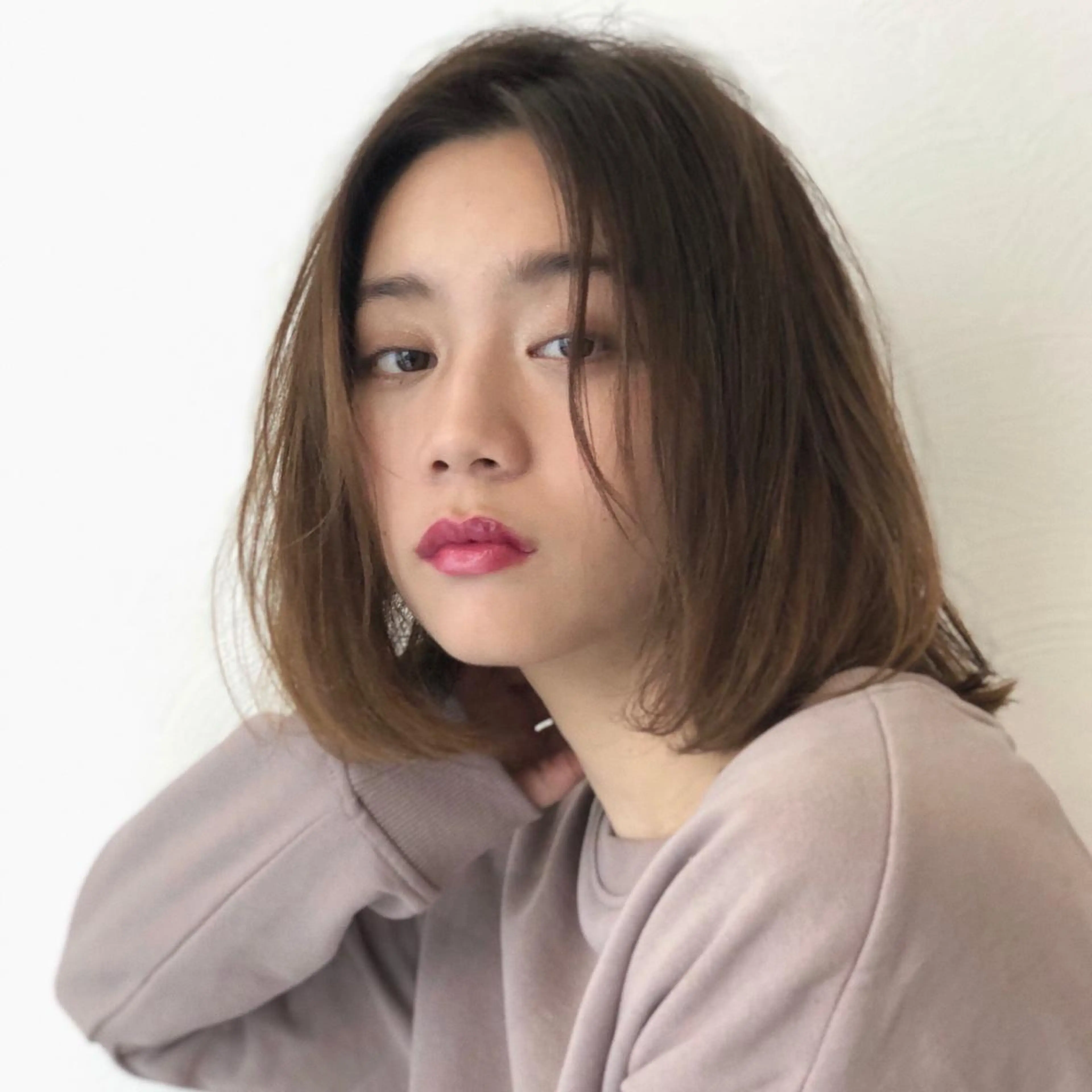 ミディアム 冨木 雄斗のヘアスタイル