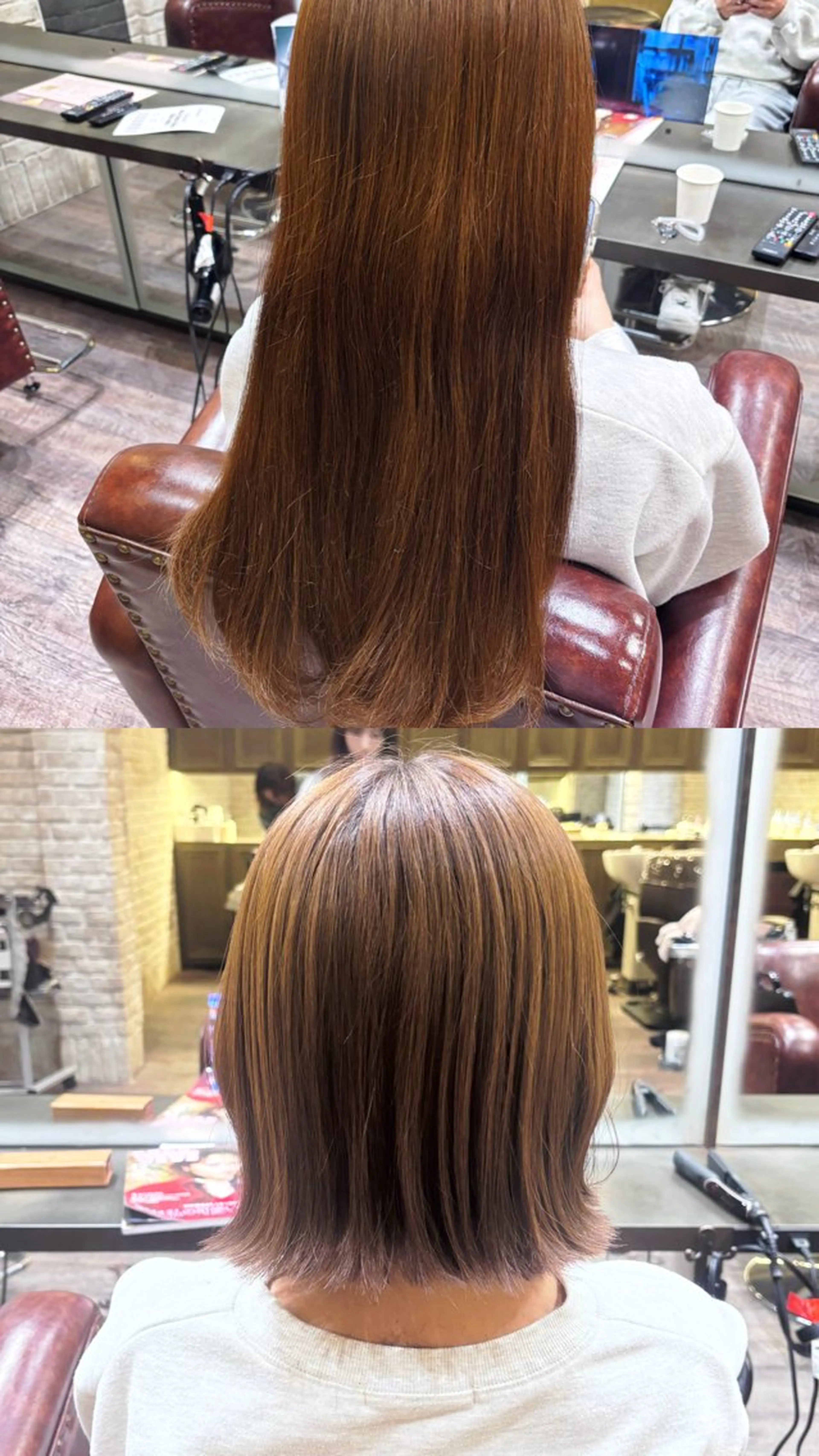 ミディアム ボブ 顔周りカット カット トリートメント 中野 まな /elto四条烏丸店のヘアスタイル