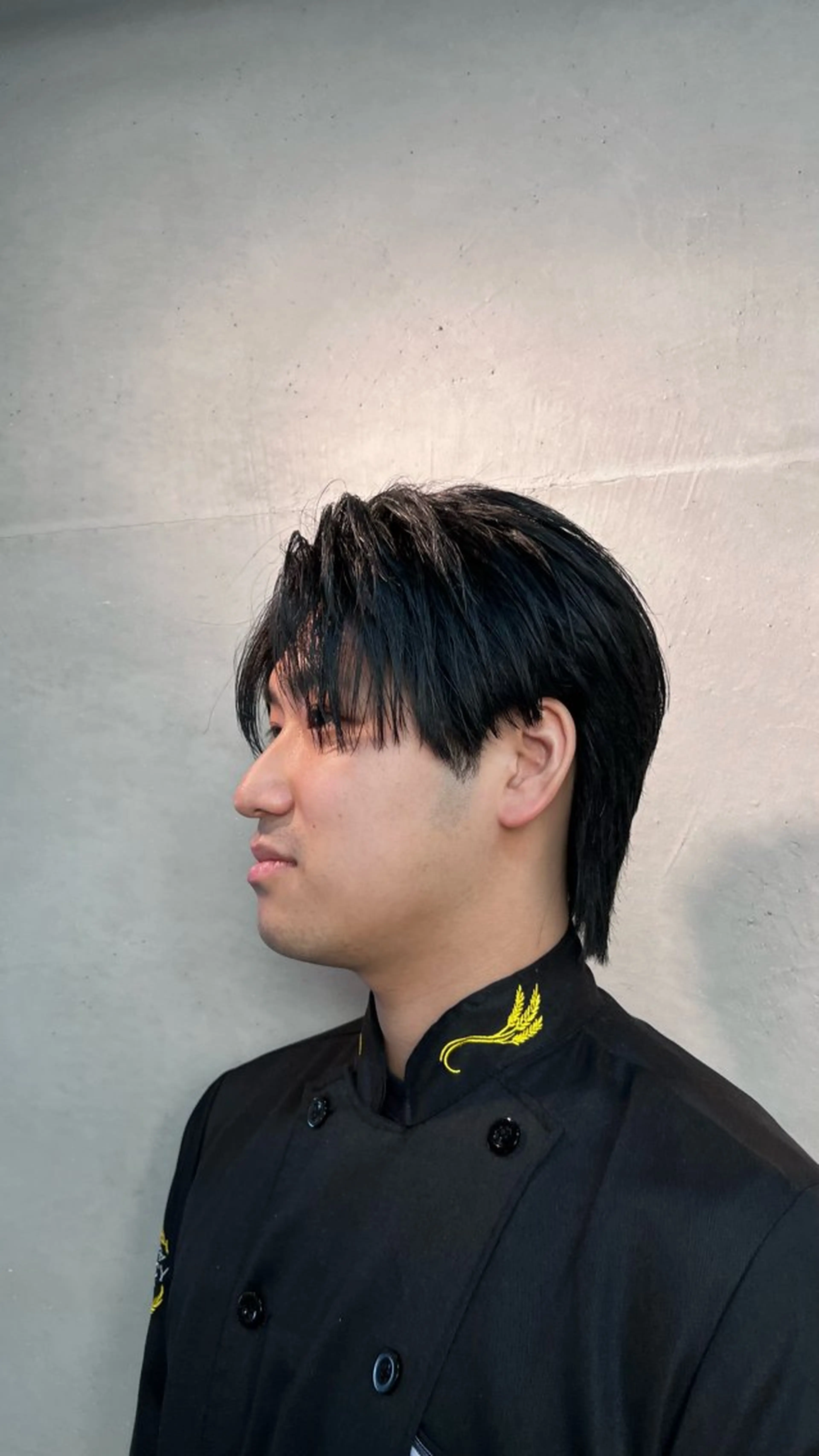 ショート パーマ メンズ センターパート 縮毛矯正 カット 縮毛矯正 Alo所属・💥メンズパーマ /表参道/モント💥のヘアスタイル