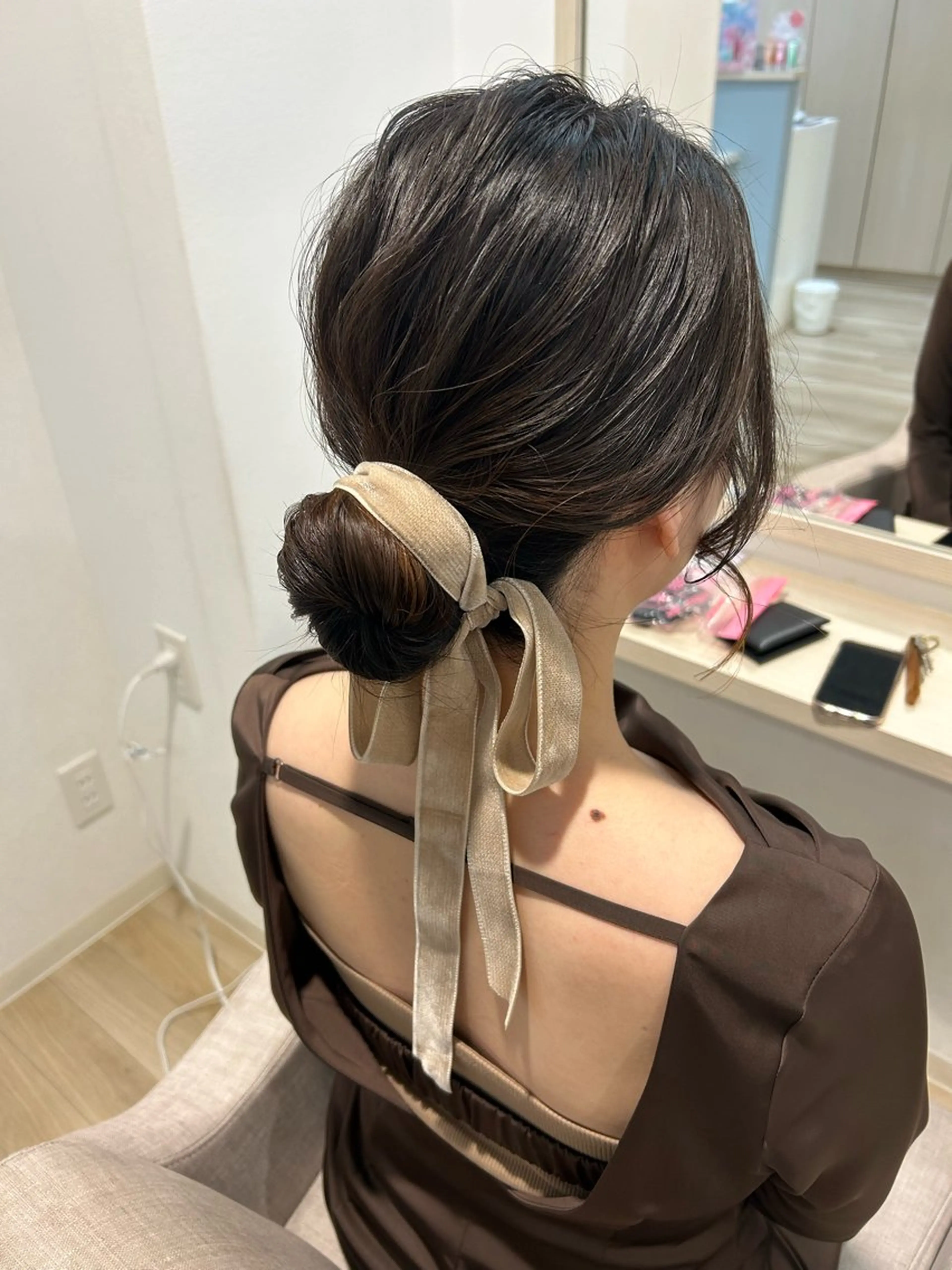 ロング ヘアアレンジ 佐原 未依奈のヘアスタイル