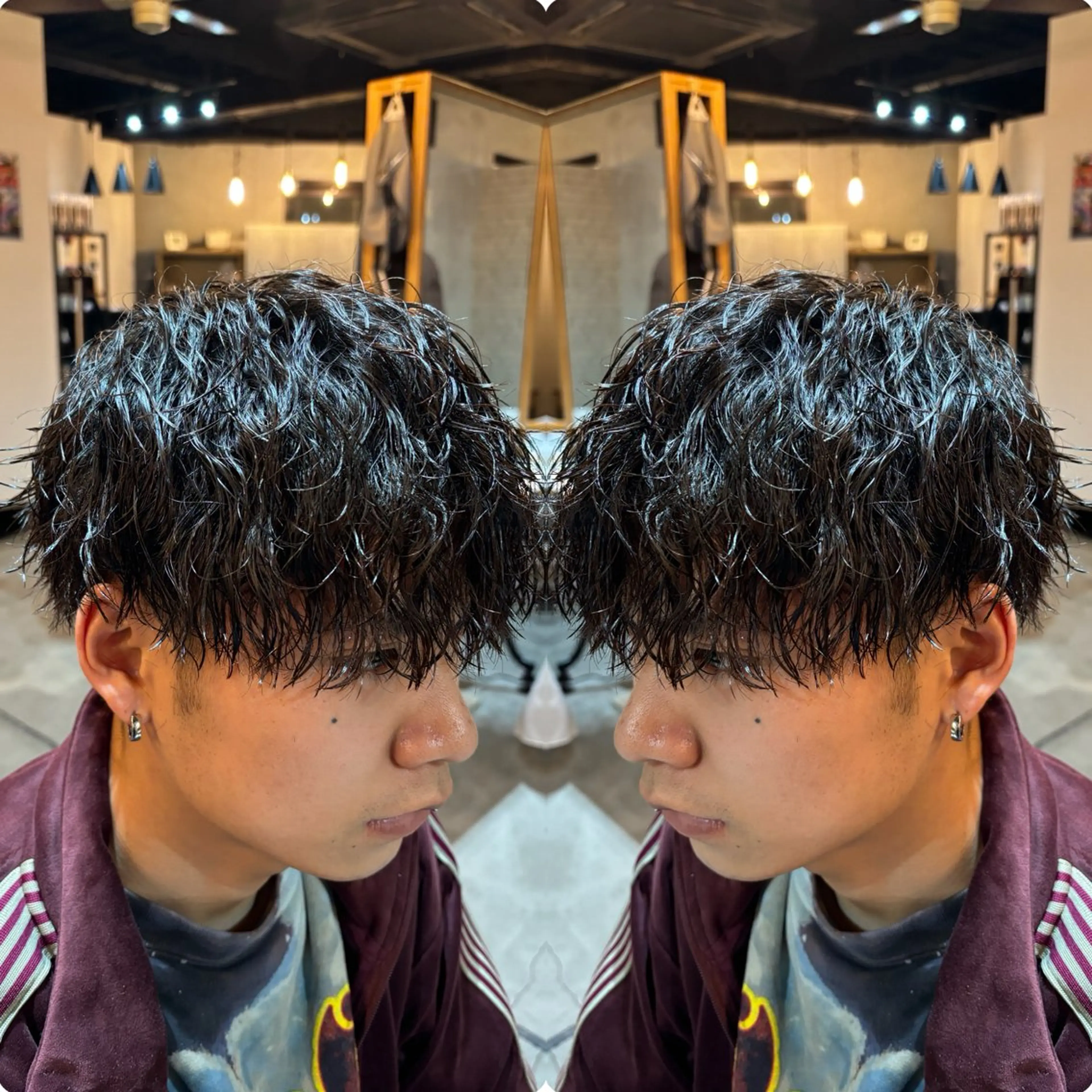 ミディアム 👑曲がる縮毛矯正 /パーマ👑ショウのヘアスタイル