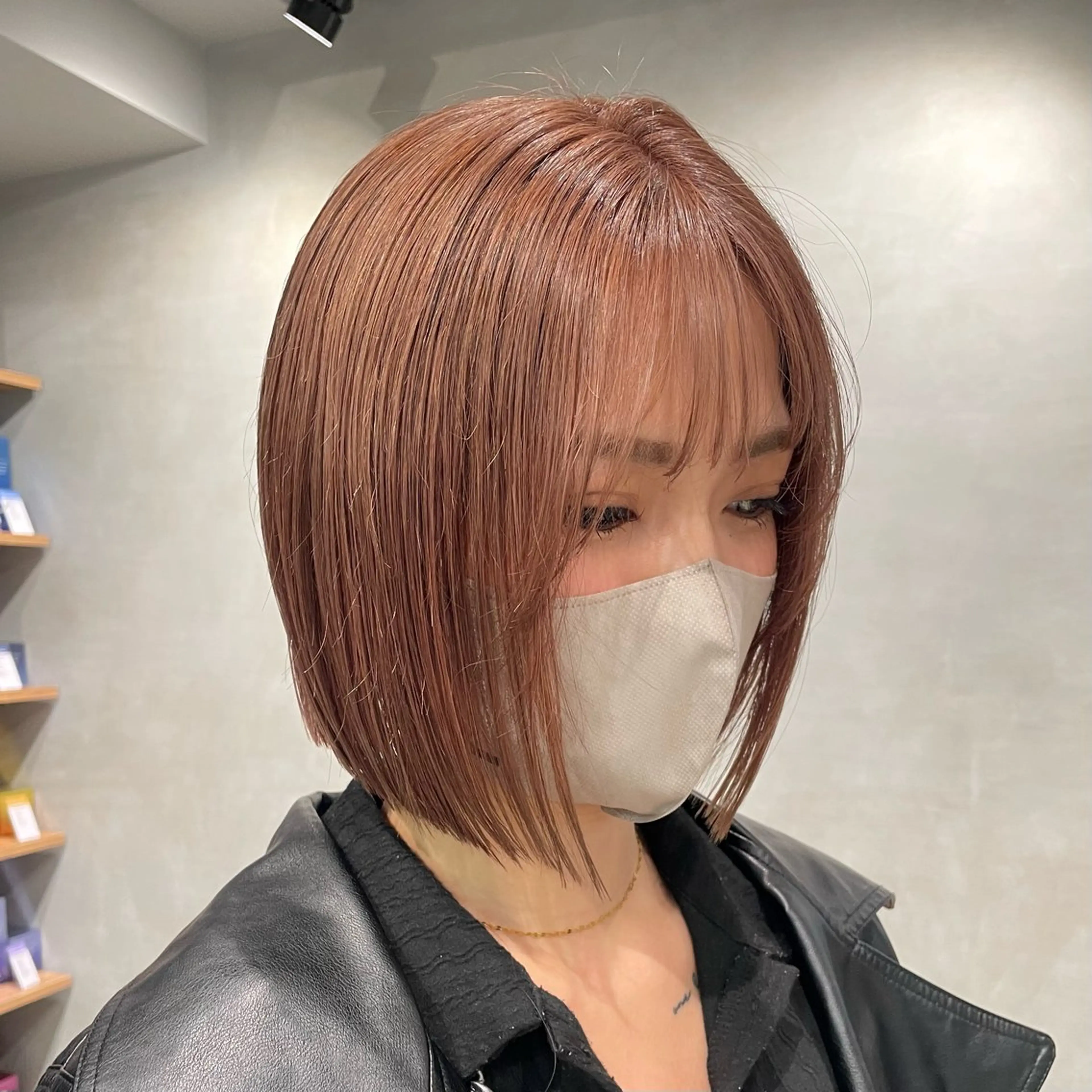 ショート カラー カット ヘアカラー ヘッドスパ ヘアセット 暖色レイヤー 🥀REIRIのヘアスタイル