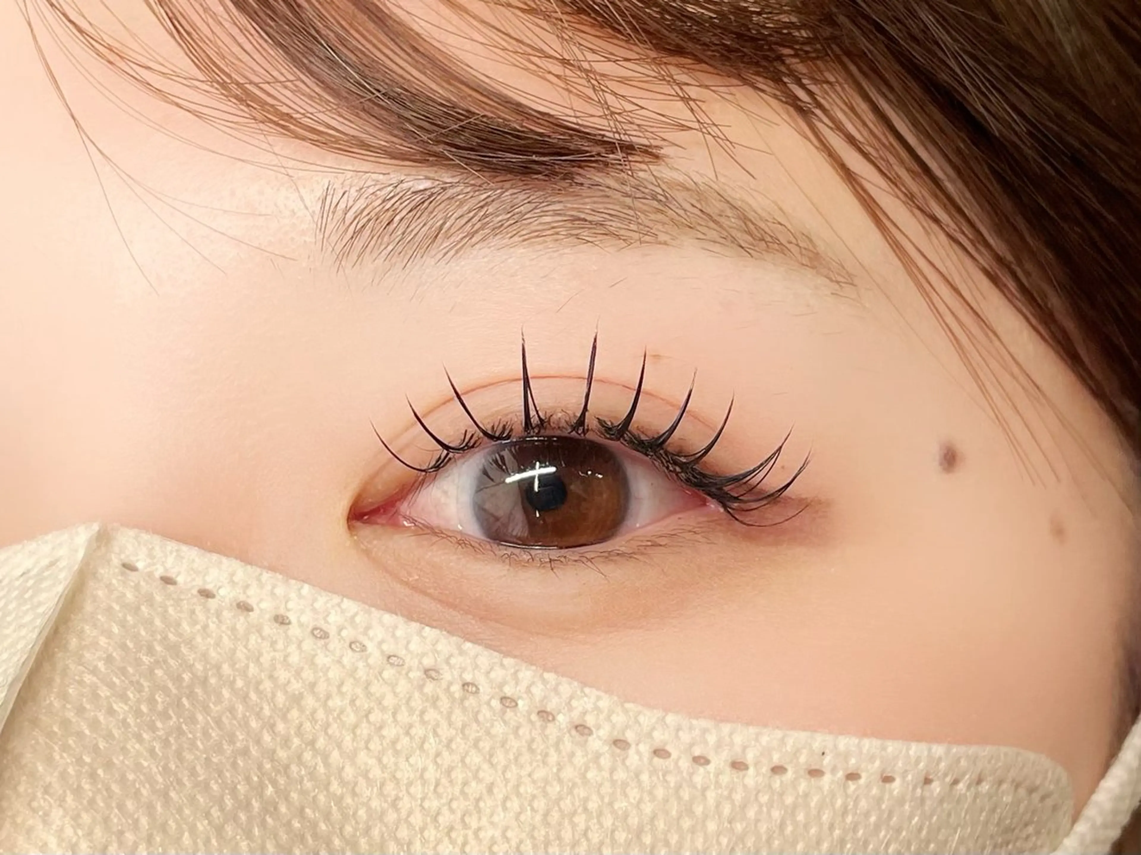 マツエク・マツパ マツエク LILY 猪瀬 ෆ‪ 上下エク/パリ/束感のマツエク・マツパデザイン