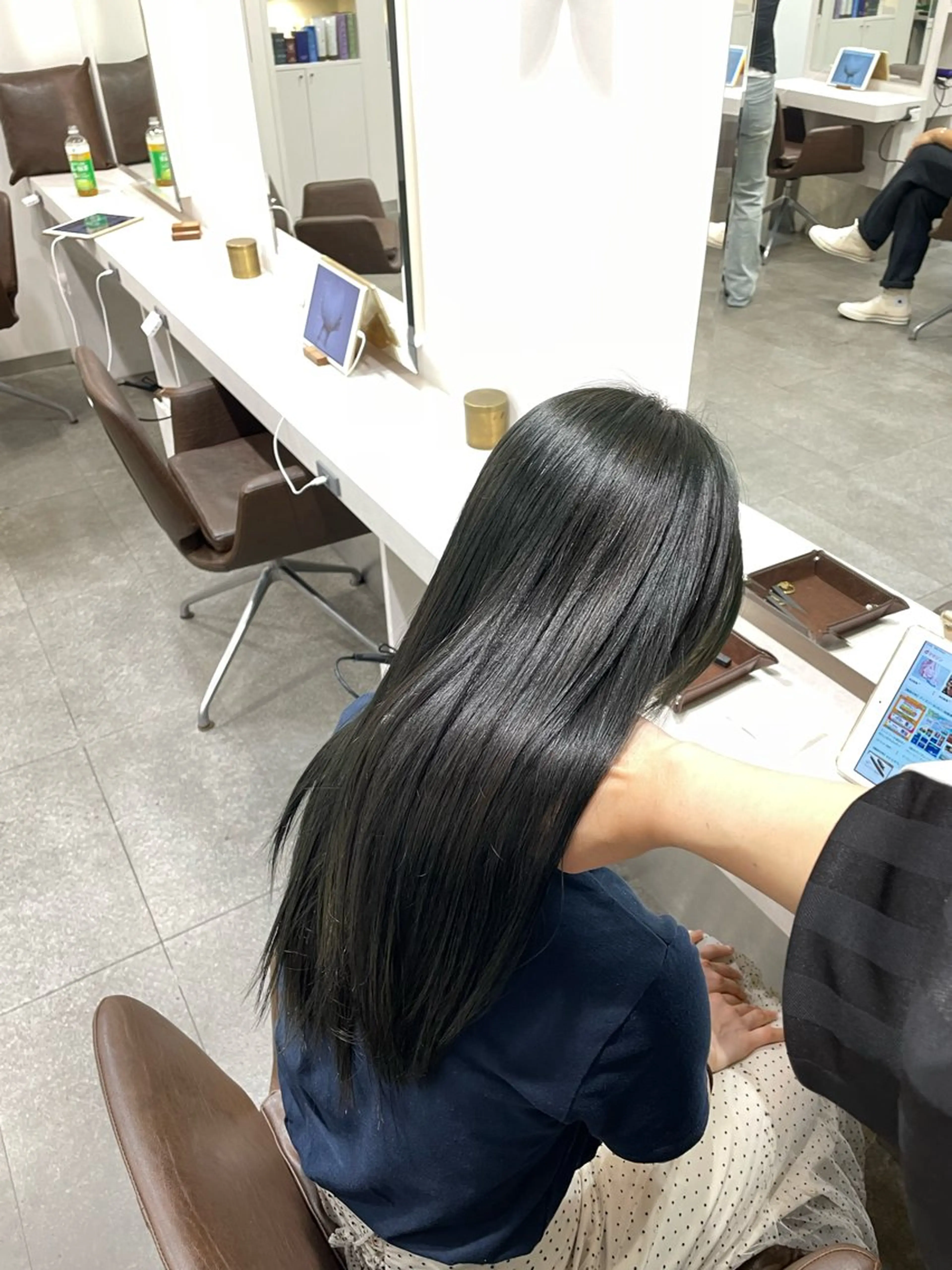 ロング ハイライトデザイン 特化/表参道/みづきのヘアスタイル