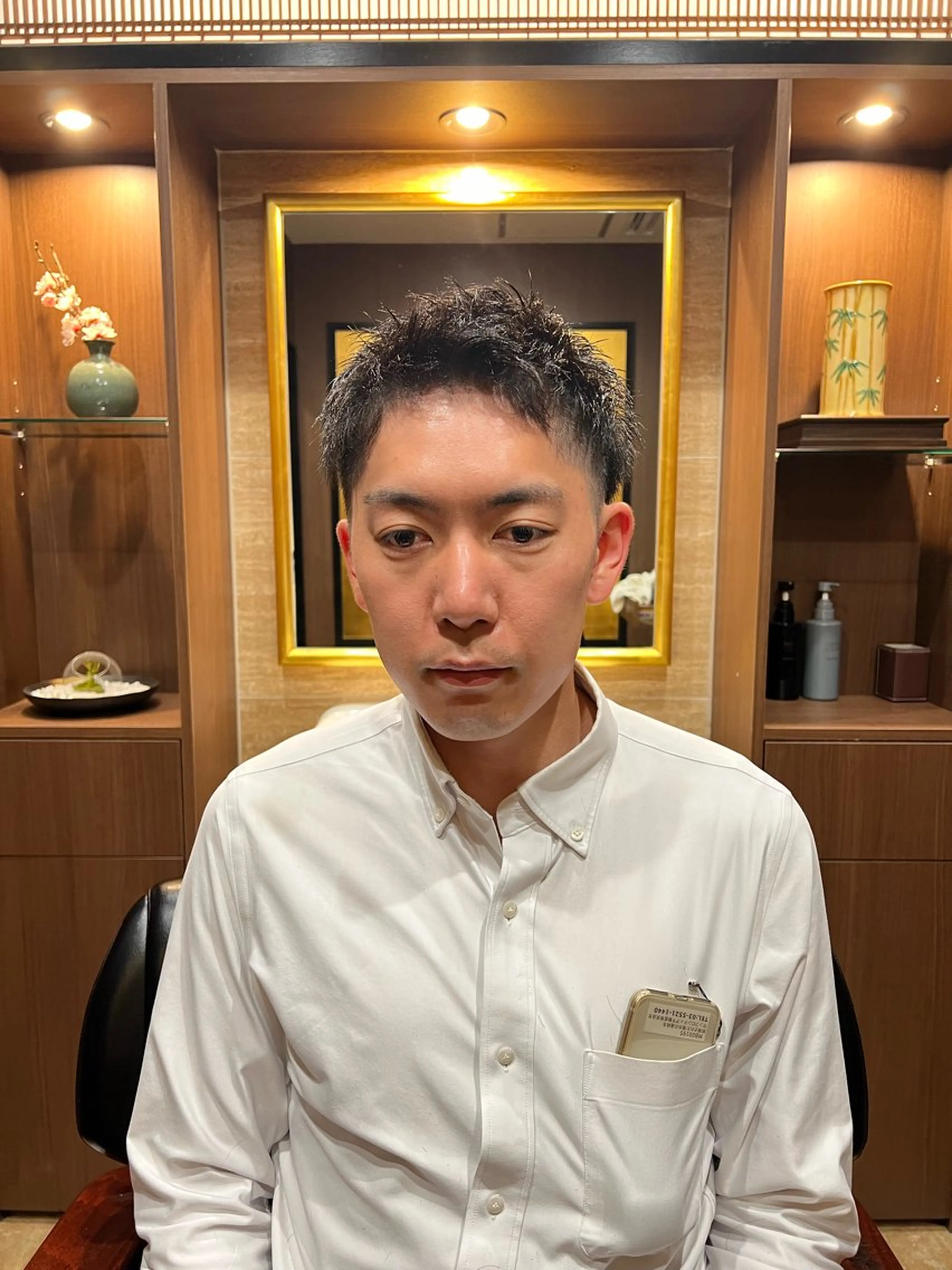 ショート ヒロ銀座バーバーショップ丸の内所属・秋山 琳太のヘアスタイル